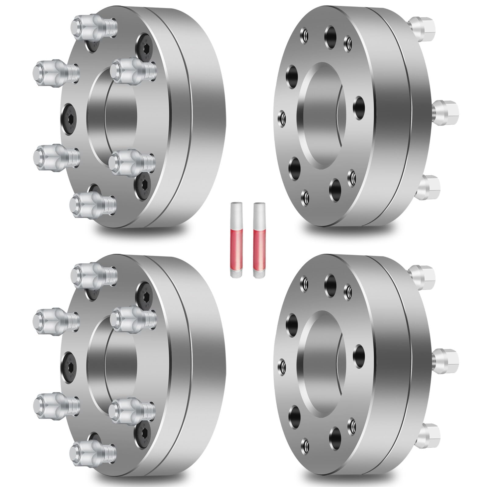 SCITOO 4X 5x5 to 6x5.5 Wheel Spacers Adapters 6 Lug 14x1.5 78.1mm 2 fits for 1979-1986 for C1500 1999-2014 for Grand for Chero