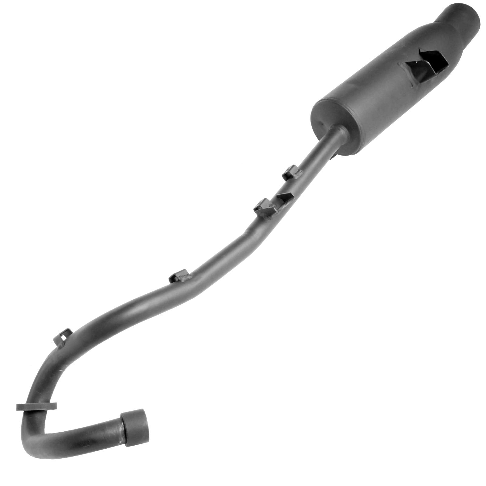 Caltric Exhaust Muffler With Pipe Compatible With Honda Trx300Fw Fourtrax 300 4X4 1988 1989 1990 1991