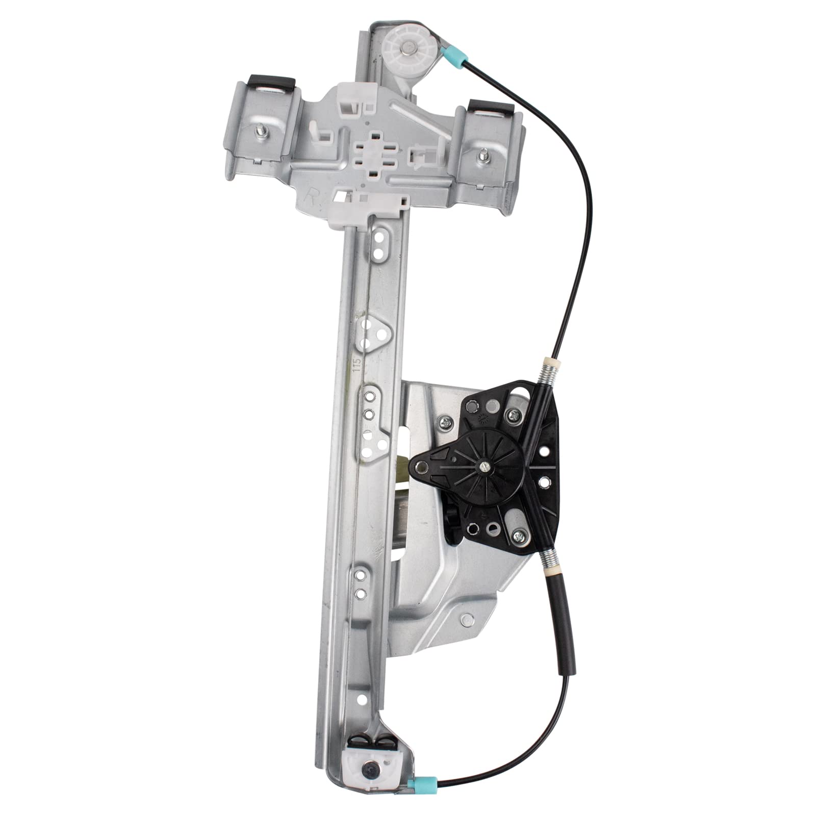 Trq Rear Right Power Window Regulator & Motor Assembly Passenger Side Compatible With 2000-2005 Cadillac Deville Gm1551119