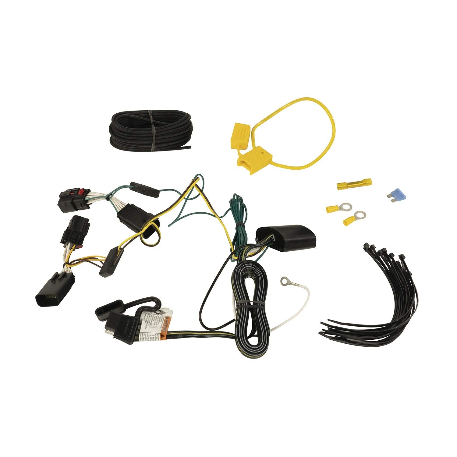 Rugged Ridge 11580.57 Trailer Hitch Kit, Wiring Harness; 18-Current Jeep Wrangler Jl