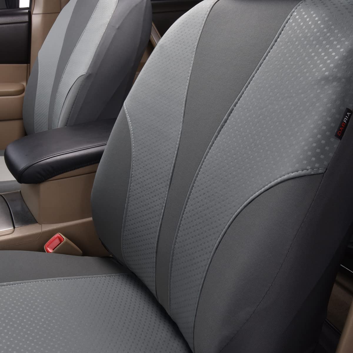 Flying Banner Car Seat Covers Full Cover Universal fit Car Truck SUV Van Stamp Breathable Rear Bench Split Polyester Fabric (Ful