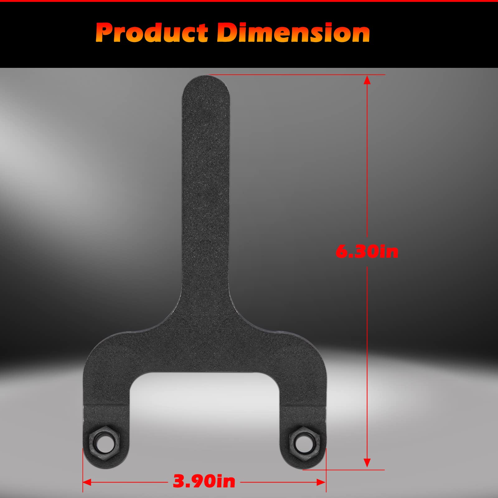 Rear Bar Pin Flag Nut Kits For Jeep - Fix Rear Upper Shock Mount, Suitable For 1984-2001 Cherokee Xj-1082 4Wd 2Wd (Black, 2-Set)