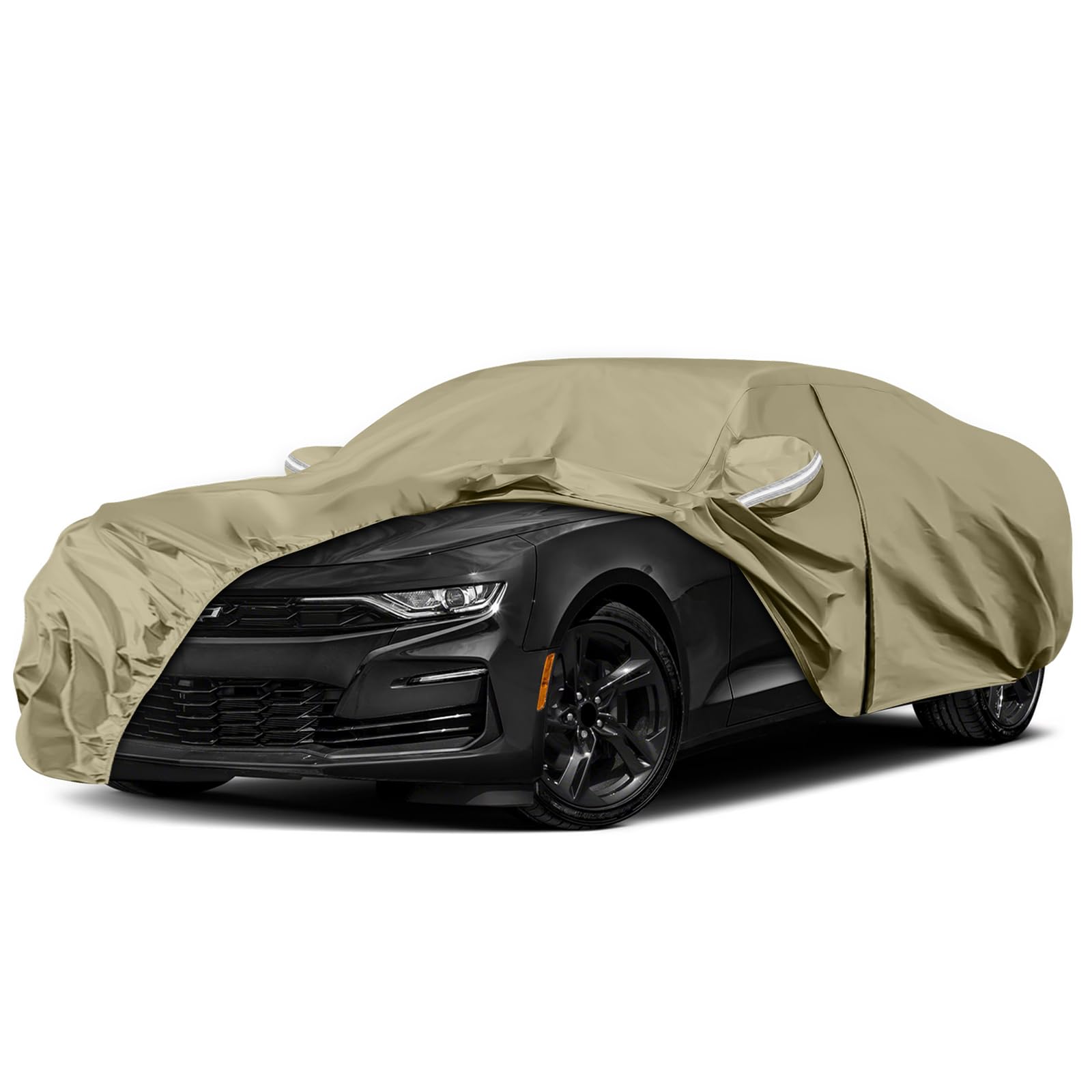 Waterproof Car Covers Replace for 2010-2025 Chevy Camaro, Multilayer Heavy Duty with Cotton Liner All Weather Custom-fit Car Cov