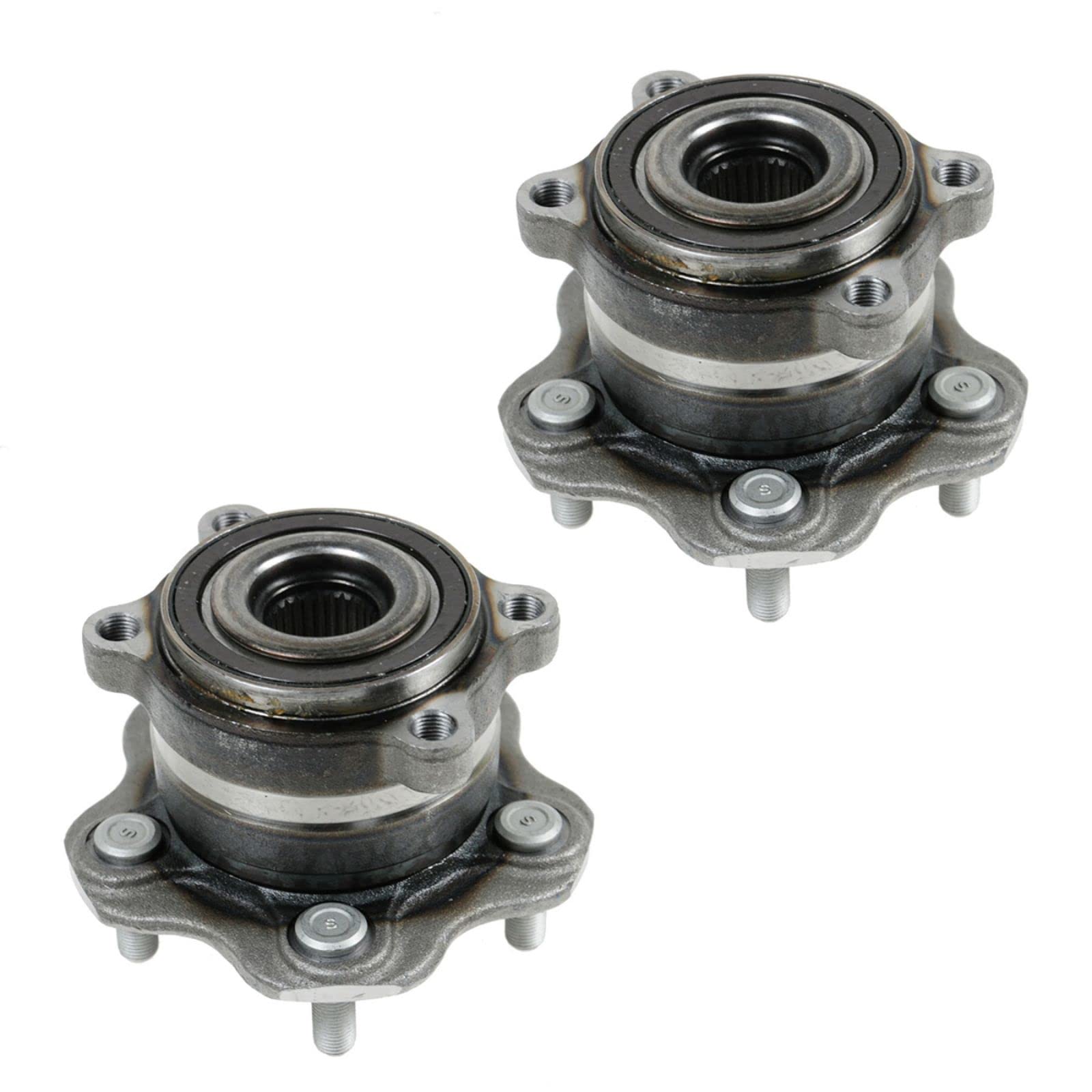 Trq Rear Wheel Hub Bearings Assembly Set Compatible With 2003-2007 Nissan Murano