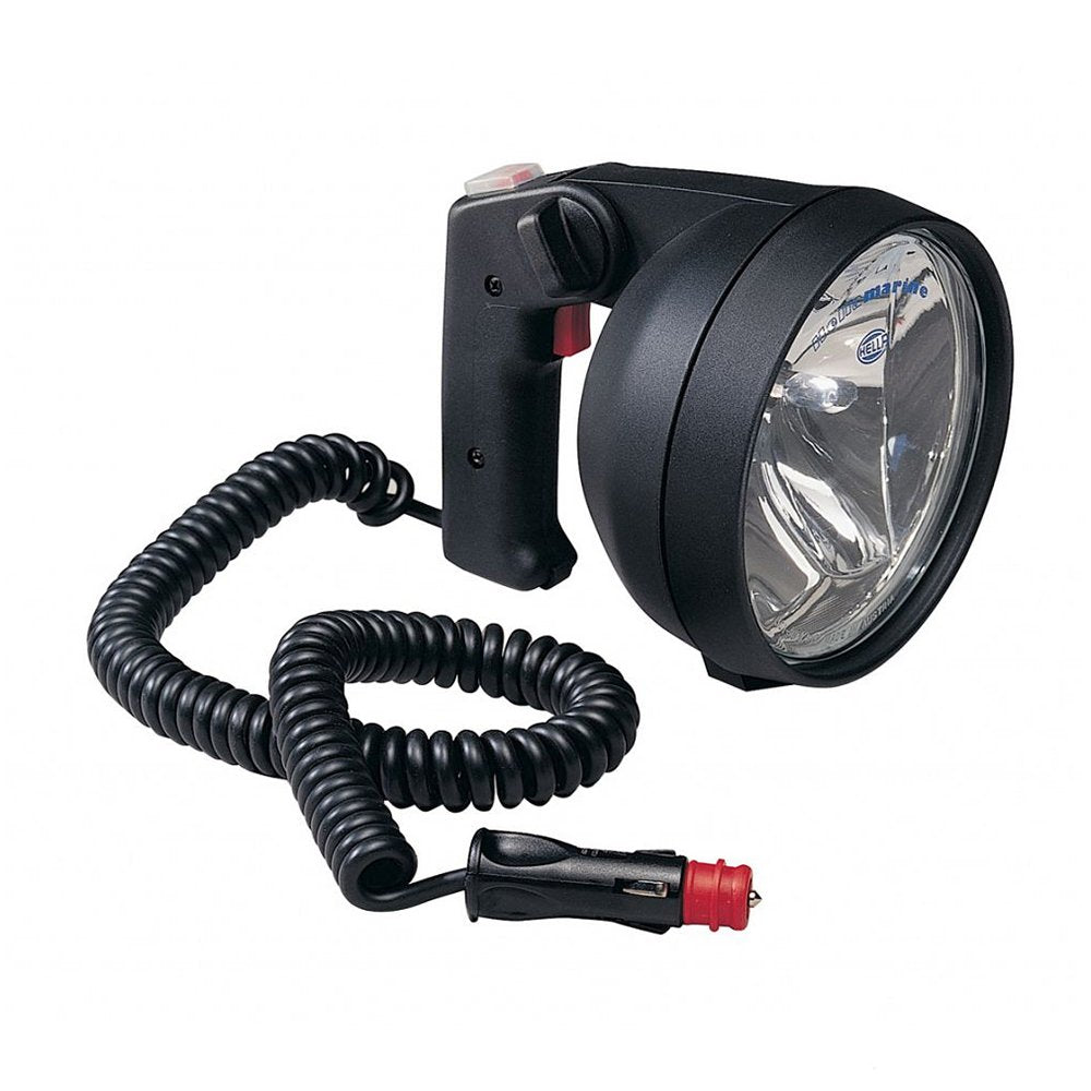 Hella 998502001 8502 Series 12V Dc Twin Beam Hand Held Search Light With Black Housing