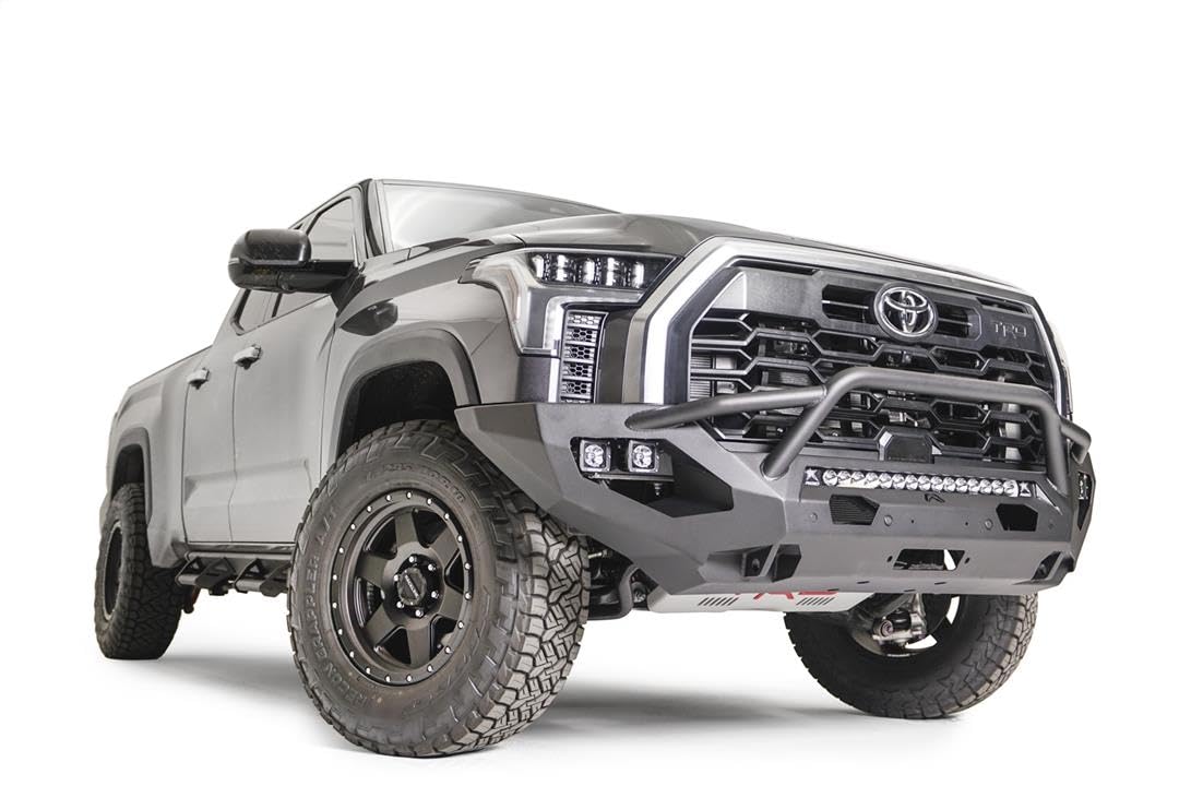Fab Fours Tt22-X5452-1 Matrix Front Bumper Fits 22-23 Toyota Tundra - 2 Stage Black Powder Coated - W/Pre-Runner Guard