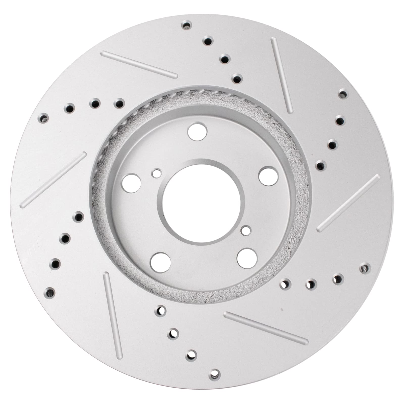 Trq Front Performance Brake Rotors Set Premium G-Coated Compatible With 2001-2005 Toyota Rav4