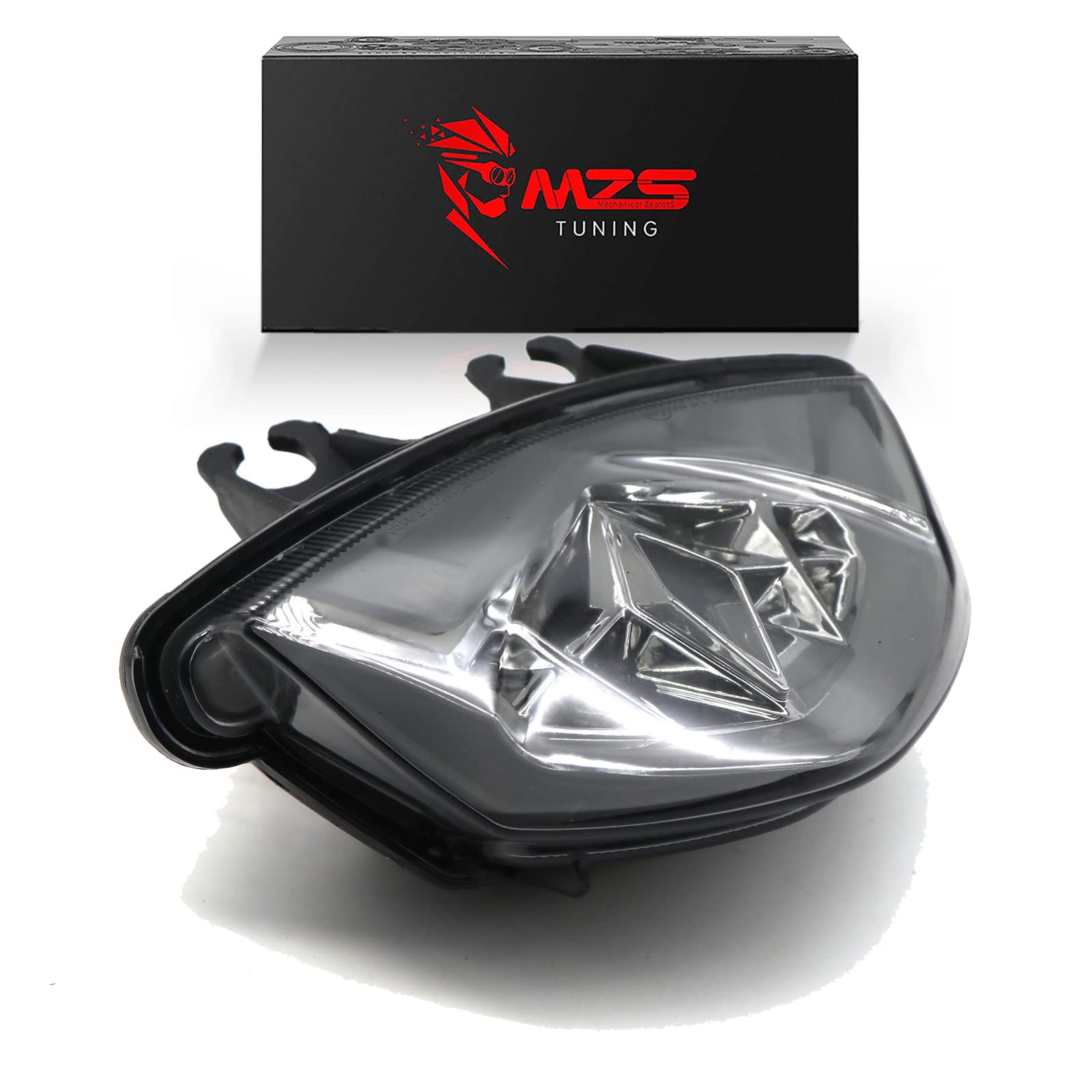Mzs Motorcycle Tail Light, Led Integrated Turn Signal Blinker Smoke Lens Compatible With Gsxs 750 2017-2020 / Gsxs750Z 2017-2020