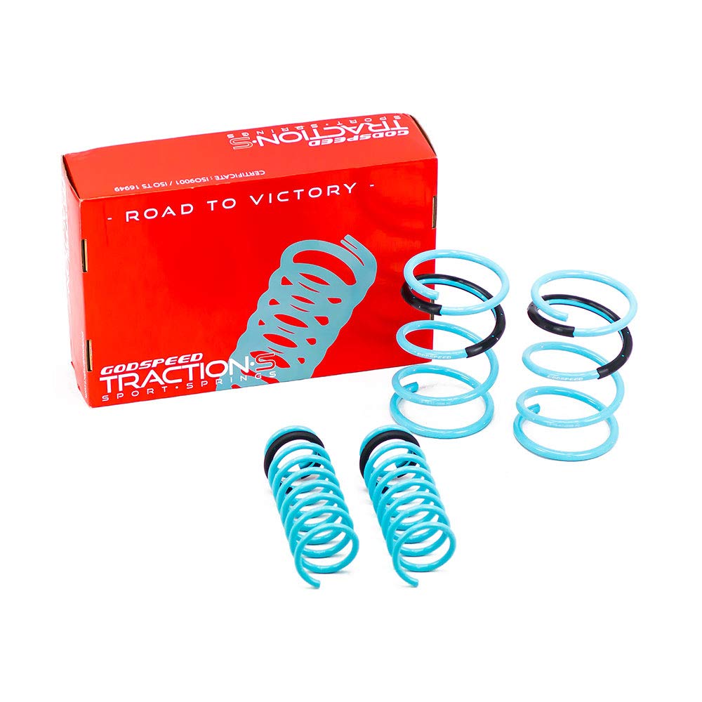 Godspeed Ls-Ts-Mi-0005 Traction-S Performance Lowering Springs For Mitsubishi Lancer (Cy4A) 2008-17 Fwd