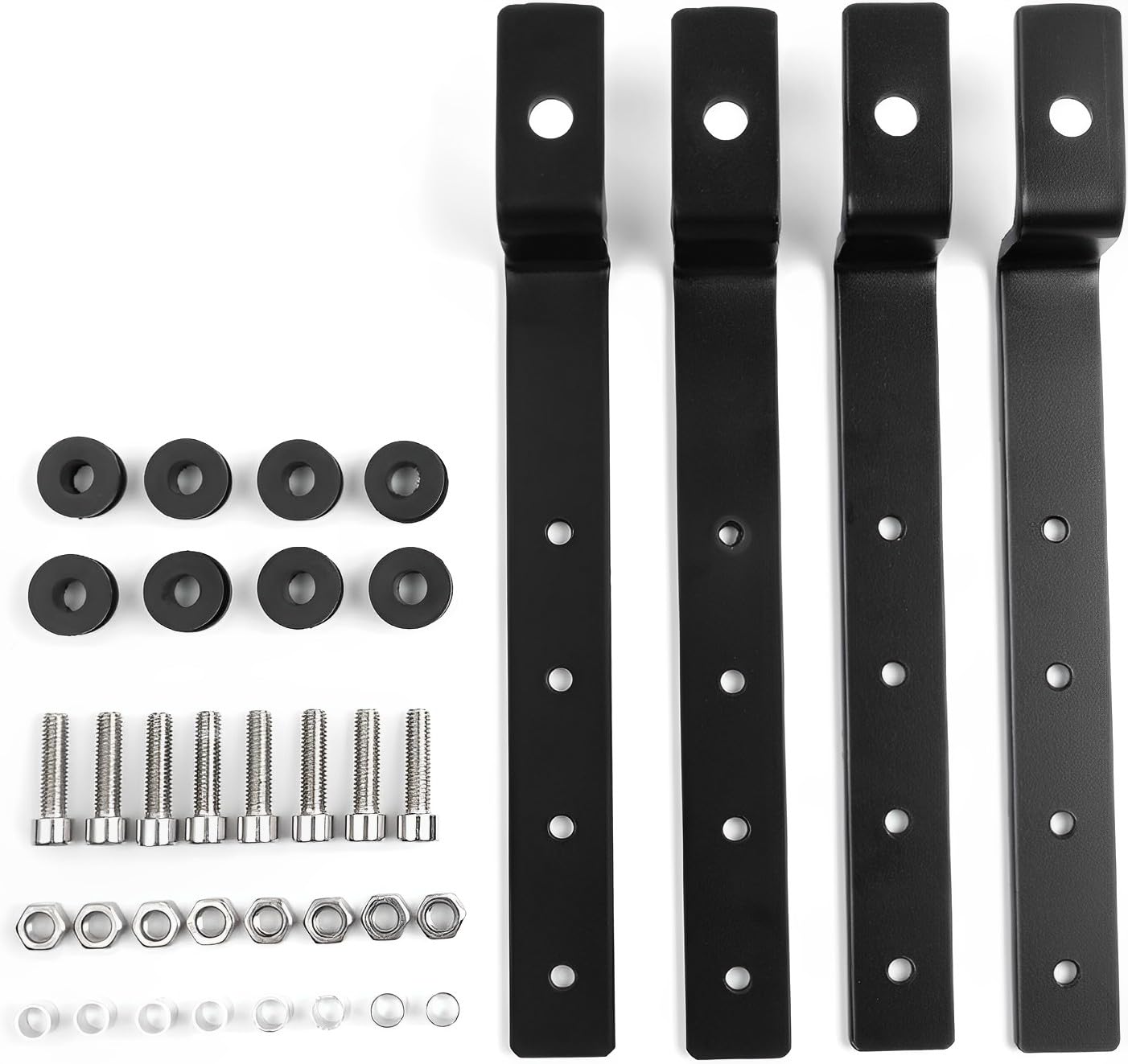 VPZMT Motorcycle Universal Saddlebag Mounting Bracket, Heavy Duty Adjustable Hard Saddle Bag Mounting Bracket Kit Fits for Harle