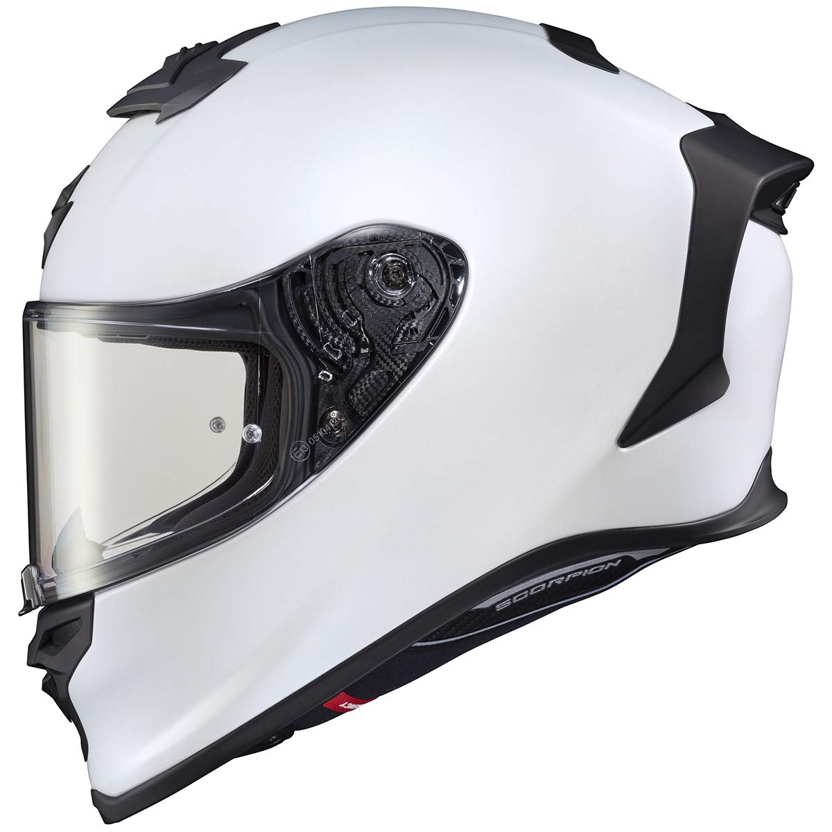 ScorpionEXO R1 Air Full Face Motorcycle Helmet with Pinklock Shield and Bluetooth Ready Speaker Pockets DOT ECE Solid (Matte Pea