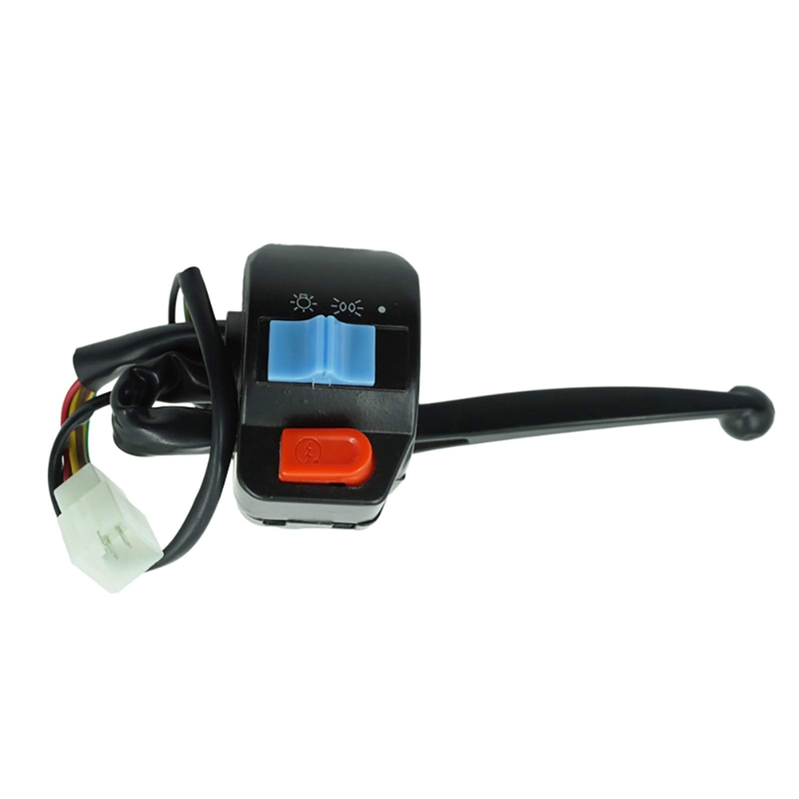XDF 1 Pair 12V Waterproof Motorcycle Left and Right Handlebar Control Switch Horn Turn Signal Compatible with GY6 50cc 125cc 150