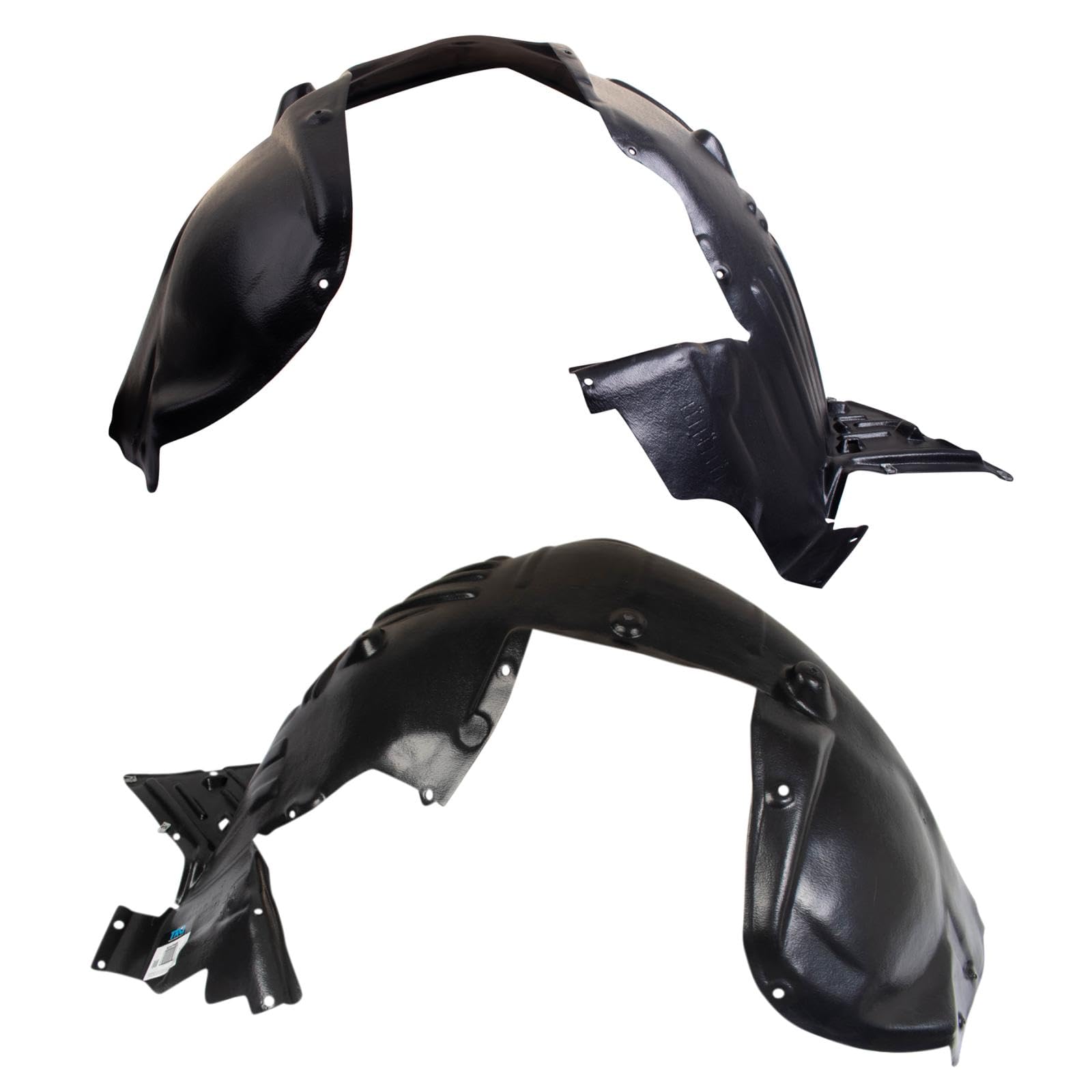 Trq Inner Fender Liner Set Compatible With 2014-2015 Acura Mdx Ac1248131 Ac1249131