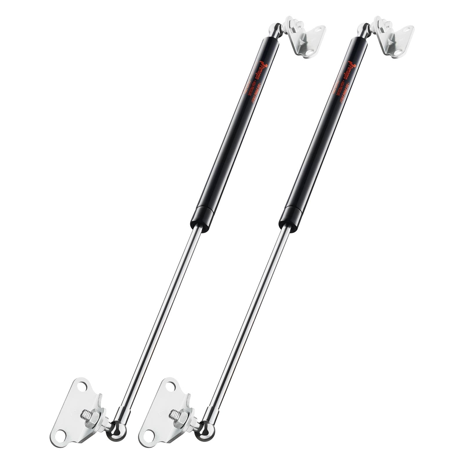 Pamagoo 20 Inch 120 Lbs Gas Strut Shocks, 534 N Per Prop With L-Type Mounts For Heavy Duty Lid Under Bed Storage Cover Outshed W