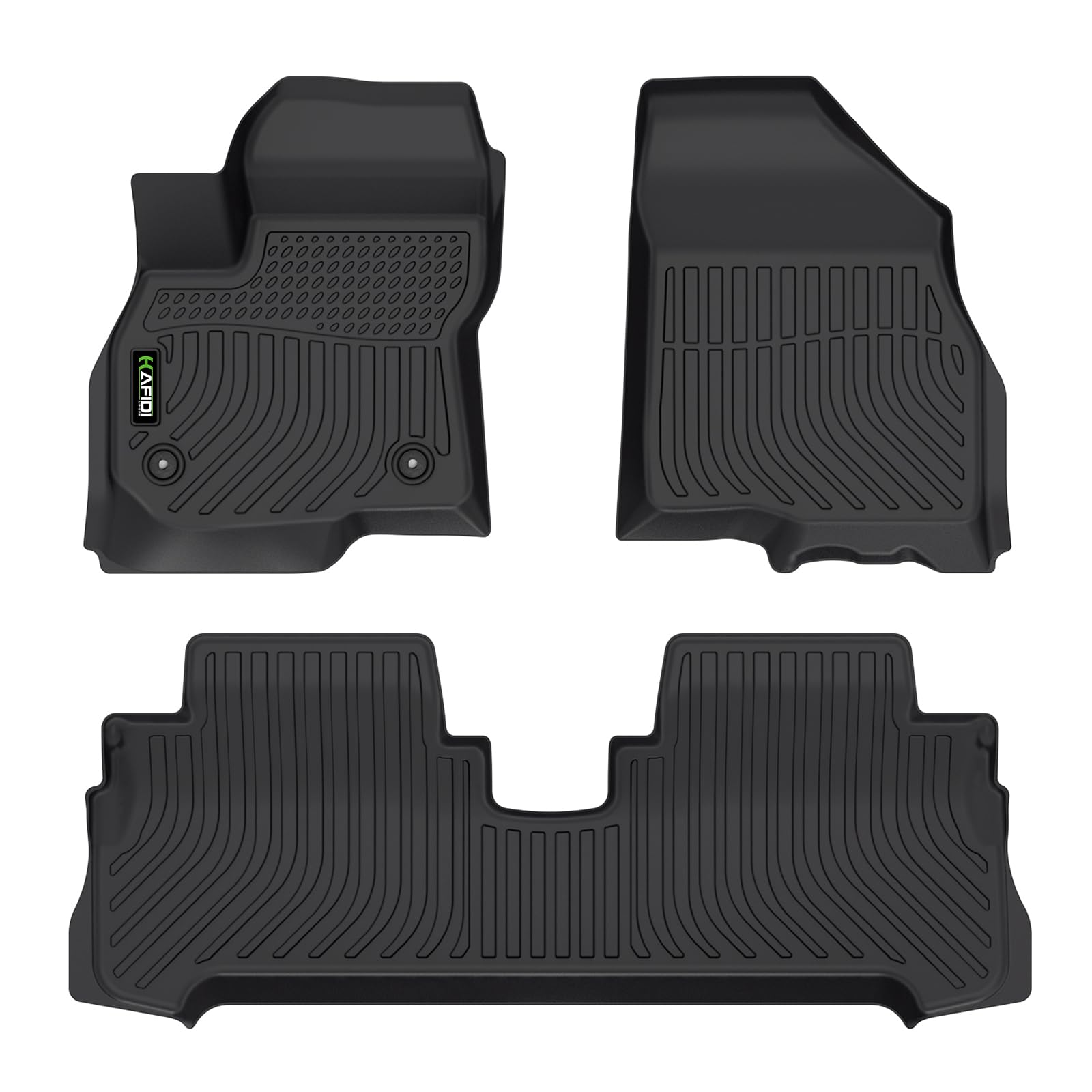 HAFIDI Floor Mats Custom for Chevrolet Chevy Bolt EV 2017-2023 (Not EUV) All Weather Protection TPE Heavy Duty Non-Slip Automoti