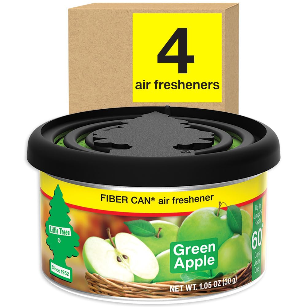 Little Trees Car Air Freshener. Fiber Can Provides A Long-Lasting Scent For Auto Or Home. Adjustable Lid For Desired Strength. G