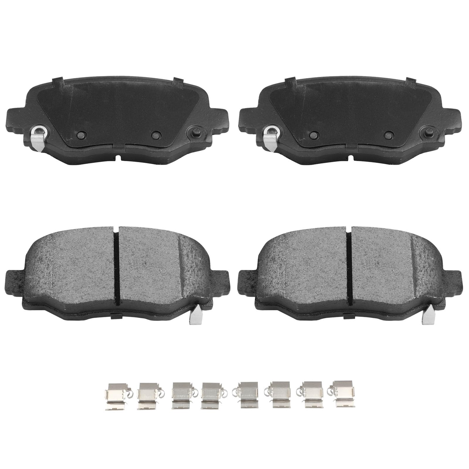 Automuto 4Pcs Rear Ceramic Disc Brake Pads Set D1734 For Chrysler 200 2015-2017,For Jeep For Cherokee 2014-2023
