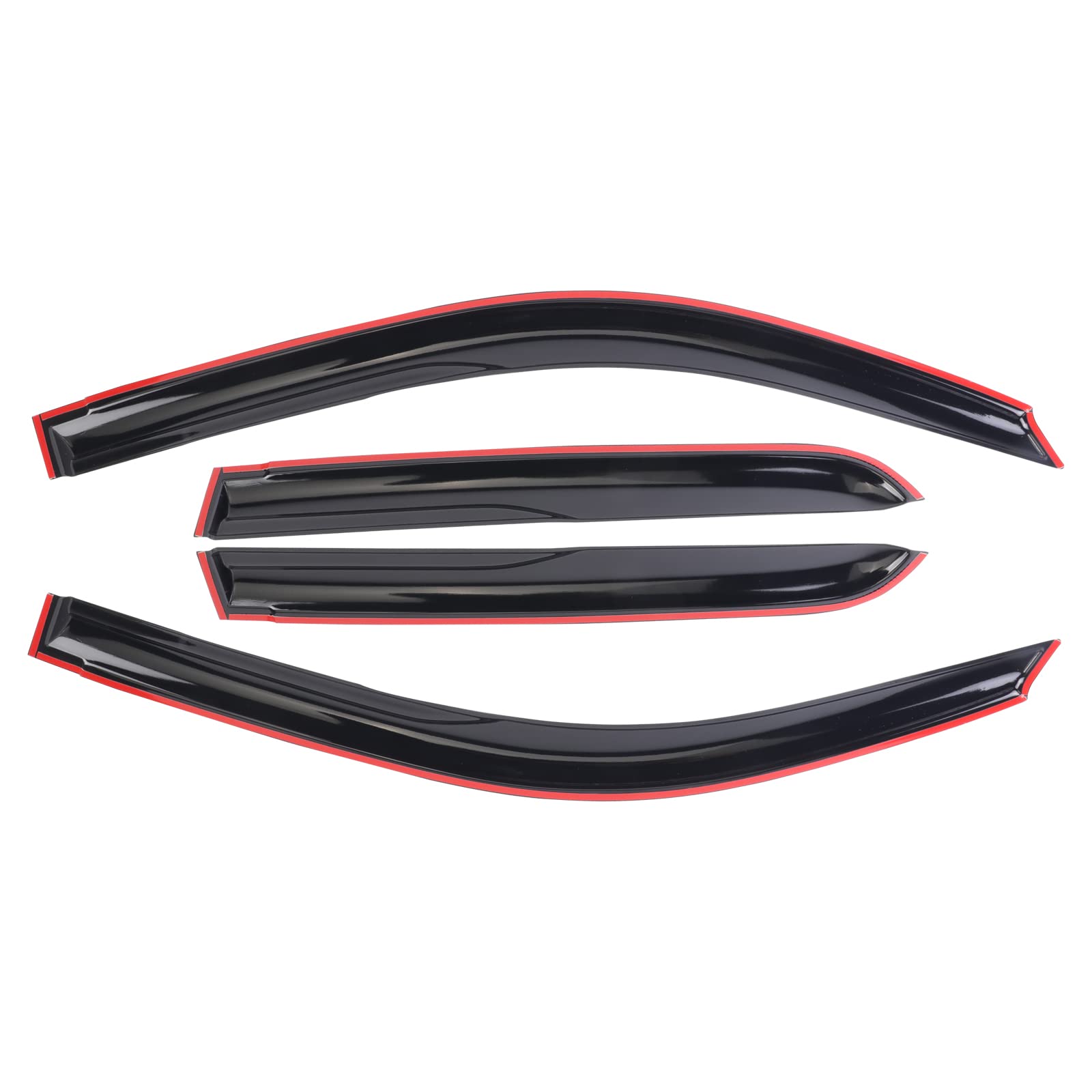 Sontian Window Visor (Outside Mount) Deflector Rain Guard For 2003-2009 Toyota 4Runner 4 Pcs Window Deflector 94924