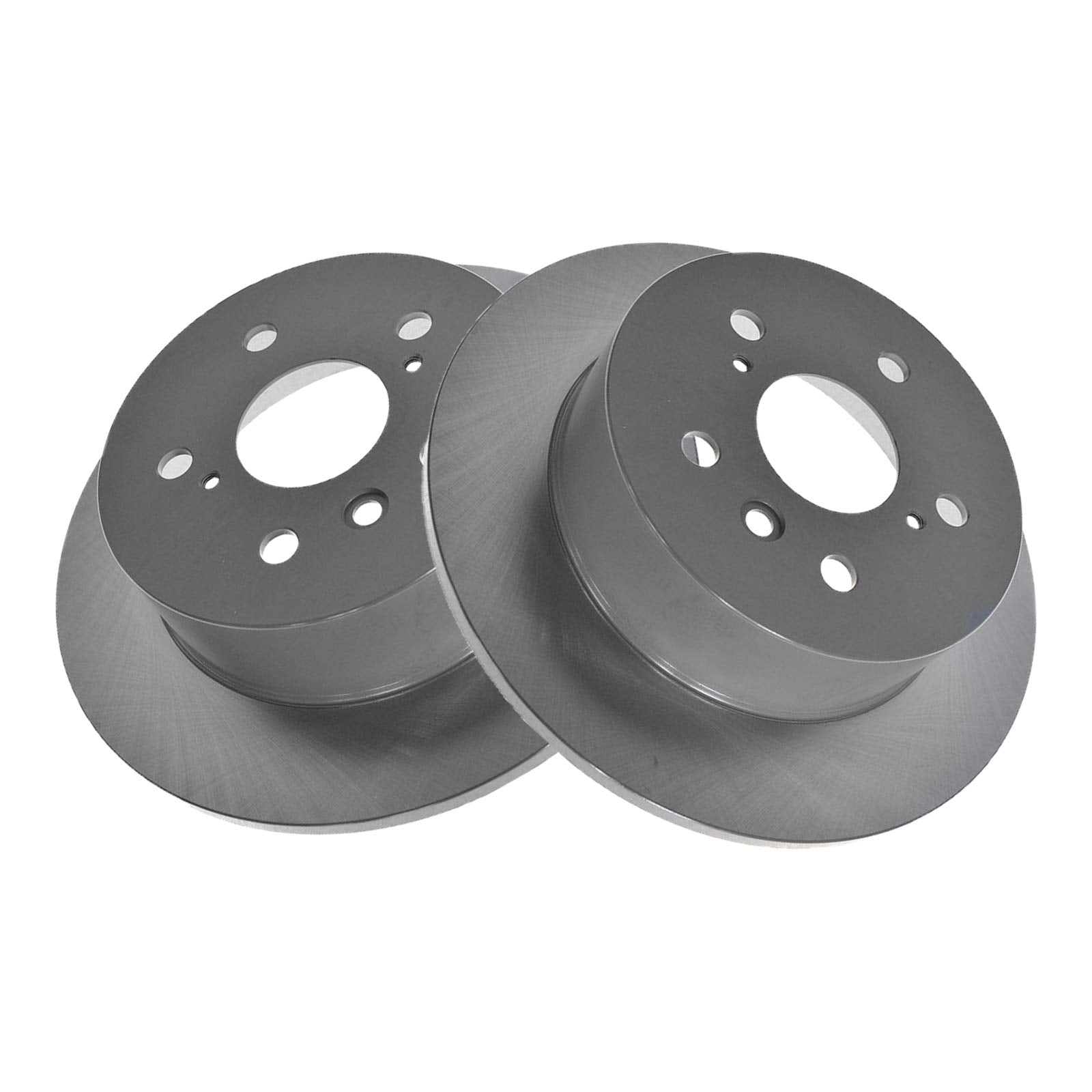 Trq Rear Brake Pad & Rotor Kit Brake Pads Brake Rotor Ceramic Premium G-Coated Compatible With 2007-2012 Lexus Es350 2008-2012 T
