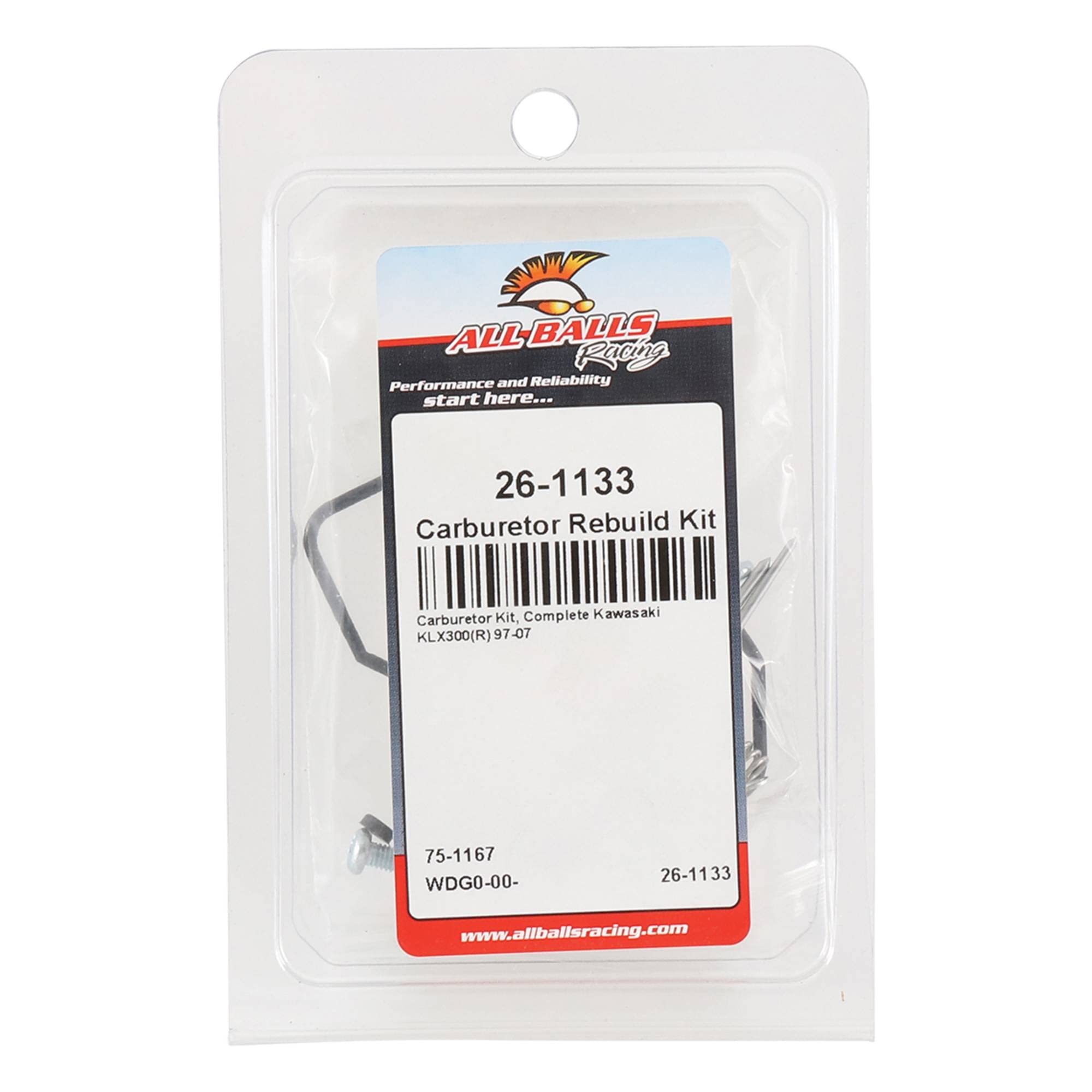 All Balls 26-1133 Carburetor Rebuild Kit