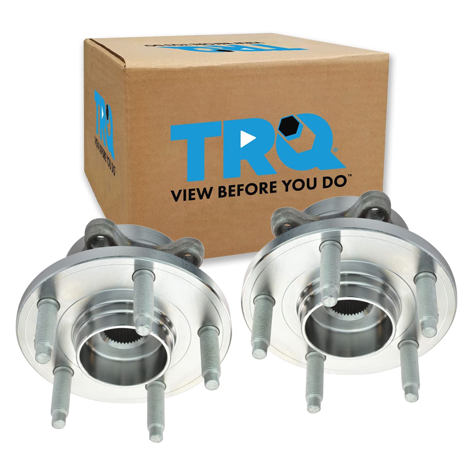 Trq Rear Wheel Hub & Bearing Left & Right Pair Set For Ford Taurus Flex Mks Mkt