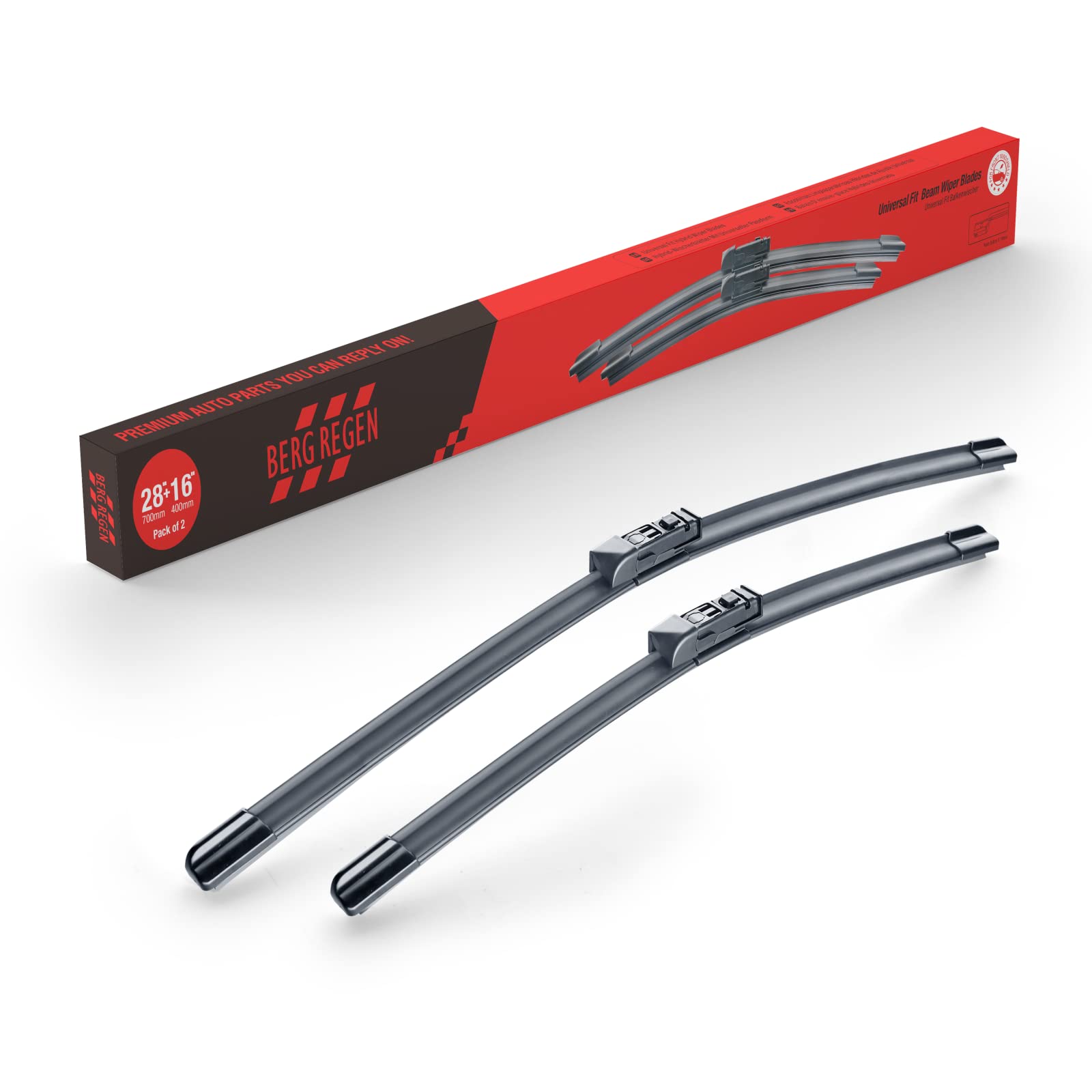 Berg Regen 28''+16'' Windshield Wiper Blades Replacement For Toyota Prius 2016 2017 2018 2019 2020 2021 2022,All-Season Original