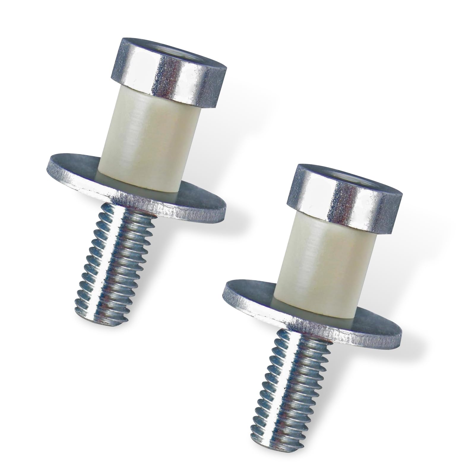 UGSHY 2 PCS Car Front Door Lock Striker Adapters Replacements, Waterproof Durable Metal Vehicle Door Bolt, Universal Manual Auto