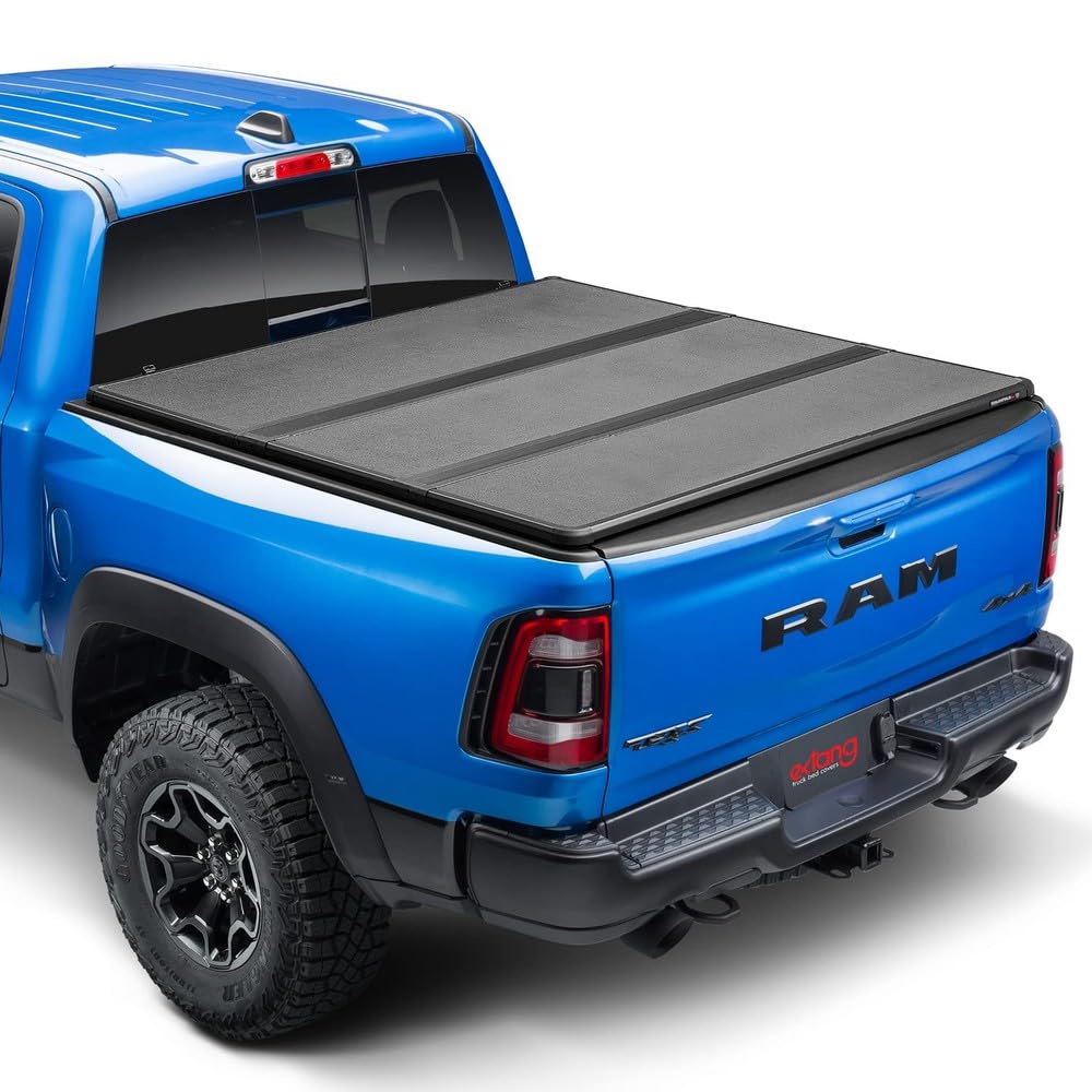 Realtruck Extang Solid Fold Alx Hard Folding Truck Bed Tonneau Cover | 88424 | Fits 2019 - 2025 Dodge Ram 1500 W/Rambox W/ And W/O Multi-Function (Split) Tailgate 5' 7' Bed (67.4')