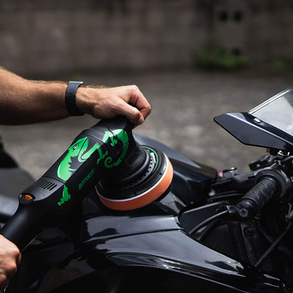 Batoca Dual Action Polisher, Auto Buffers And Polishers, Da Buffer For Car Detailing, 6 Inches And 700W Random Orbital,6 Variable Speed With Polishing Pads For Waxing,Buffing,Sanding