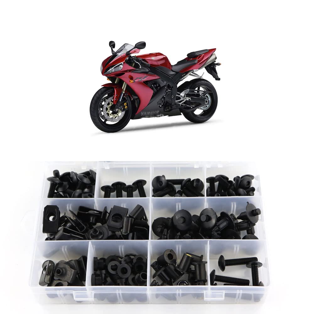Xitomer Full Sets Fairing Bolts Kits/Boby Kits, Fit For Yzf-R1 2004 2005 2006, Mounting Kits Washers/Grommets/Clips/Nuts/Fasteni
