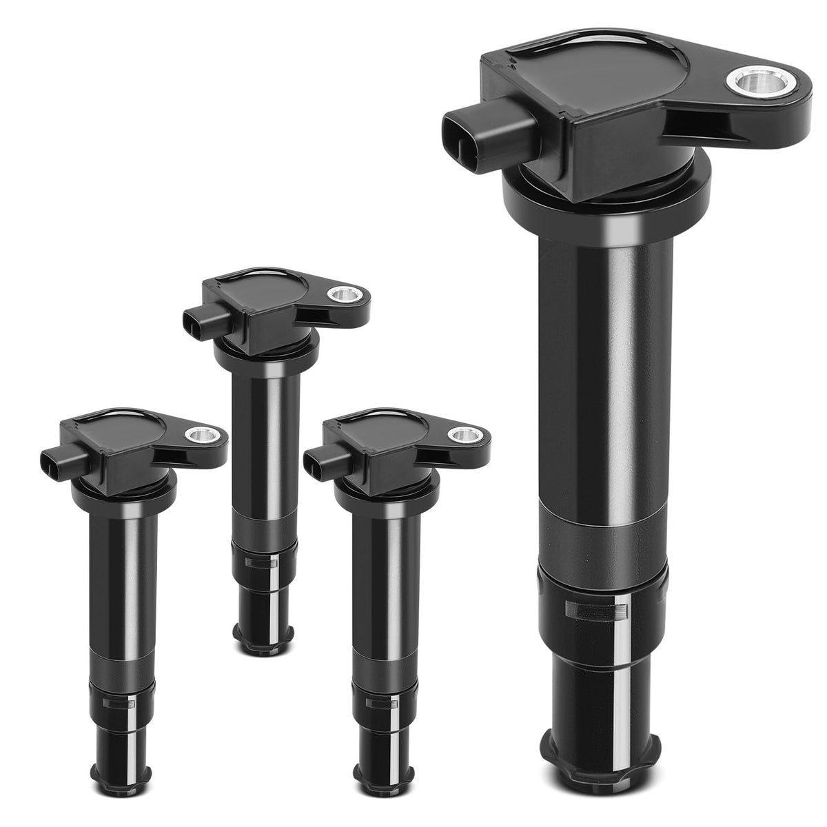 Set Of 4 Ignition Coils Pack For 2006-2011 Hyundai Accent Kia Rio Rio5 I4 1.6L