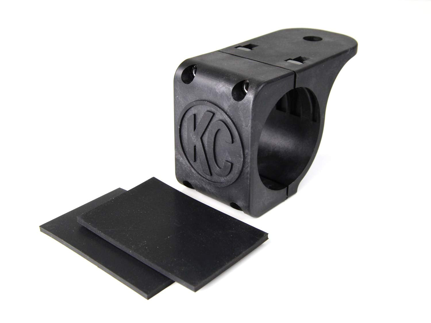 Kc Hilites 7308 Tube Clamp Light Mount Bracket For 2.25'' To 2.5'' Diameter Round Light Bars And Roof Racks - Single
