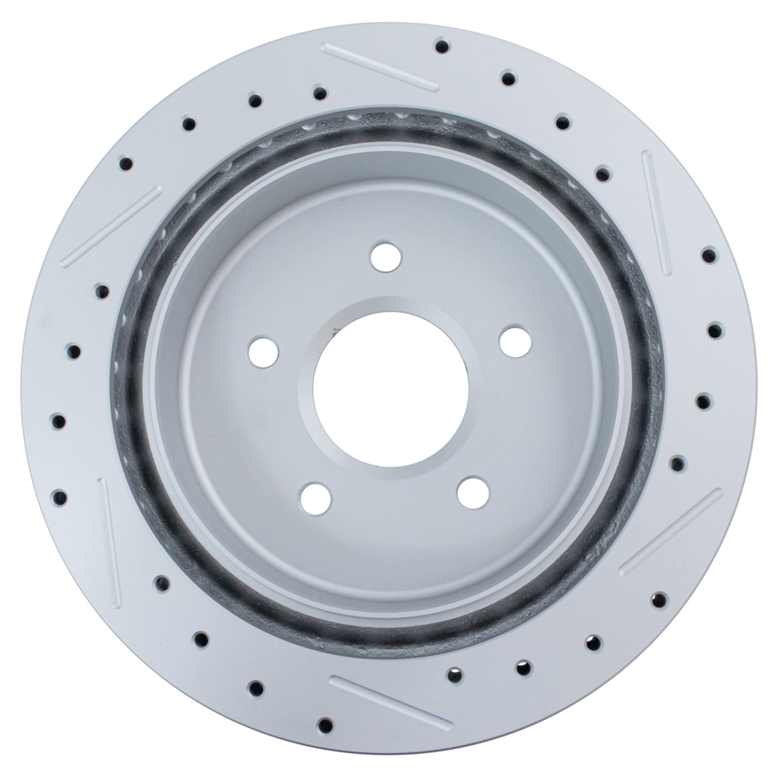 Trq Rear Performance Brake Rotors Set Premium G-Coated Compatible With 2004-2005 Cadillac Xlr 1997-2013 Chevrolet Corvette