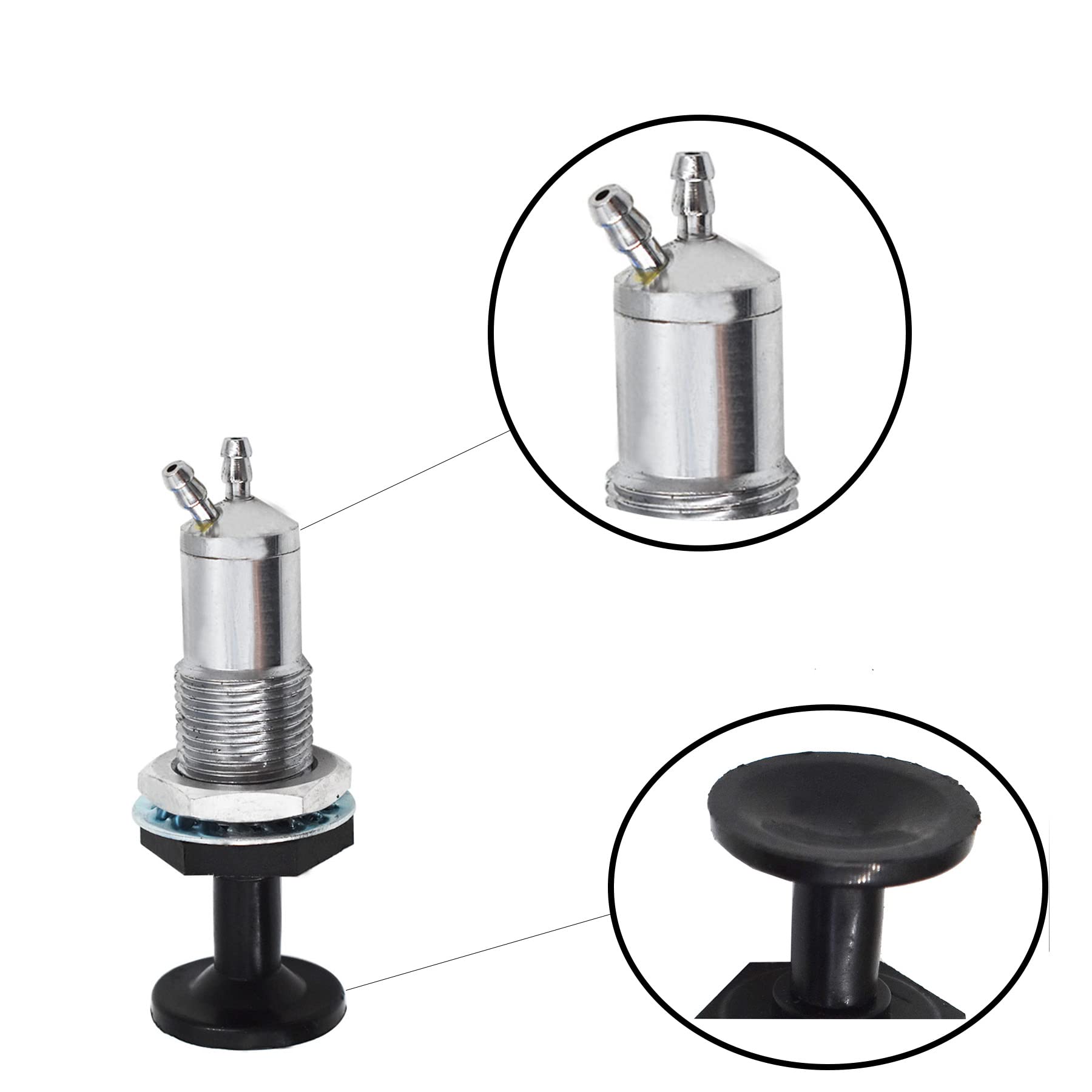 marddpair Carburetor Carb Primer Kit Replacement for Yamaha Replacement for Kawasaki Replacement for Sea-Doo with sbn triple car