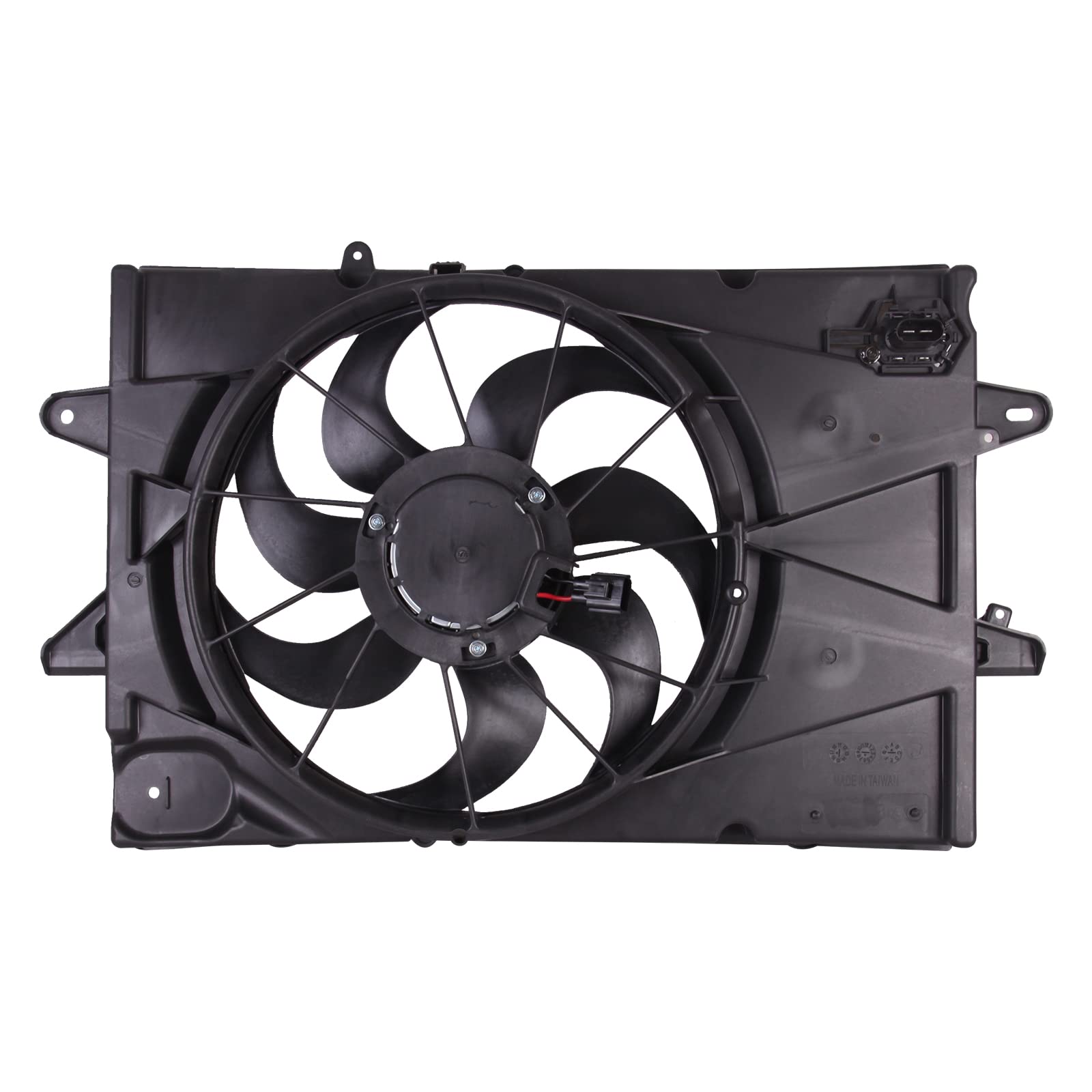 TYG OE Replacement(CAPA Quality) Cooling Fan Extra Silent for 2010-2017 Chevrolet Equinox/GMC Terrain 2.4L | 25952813 | GM311523