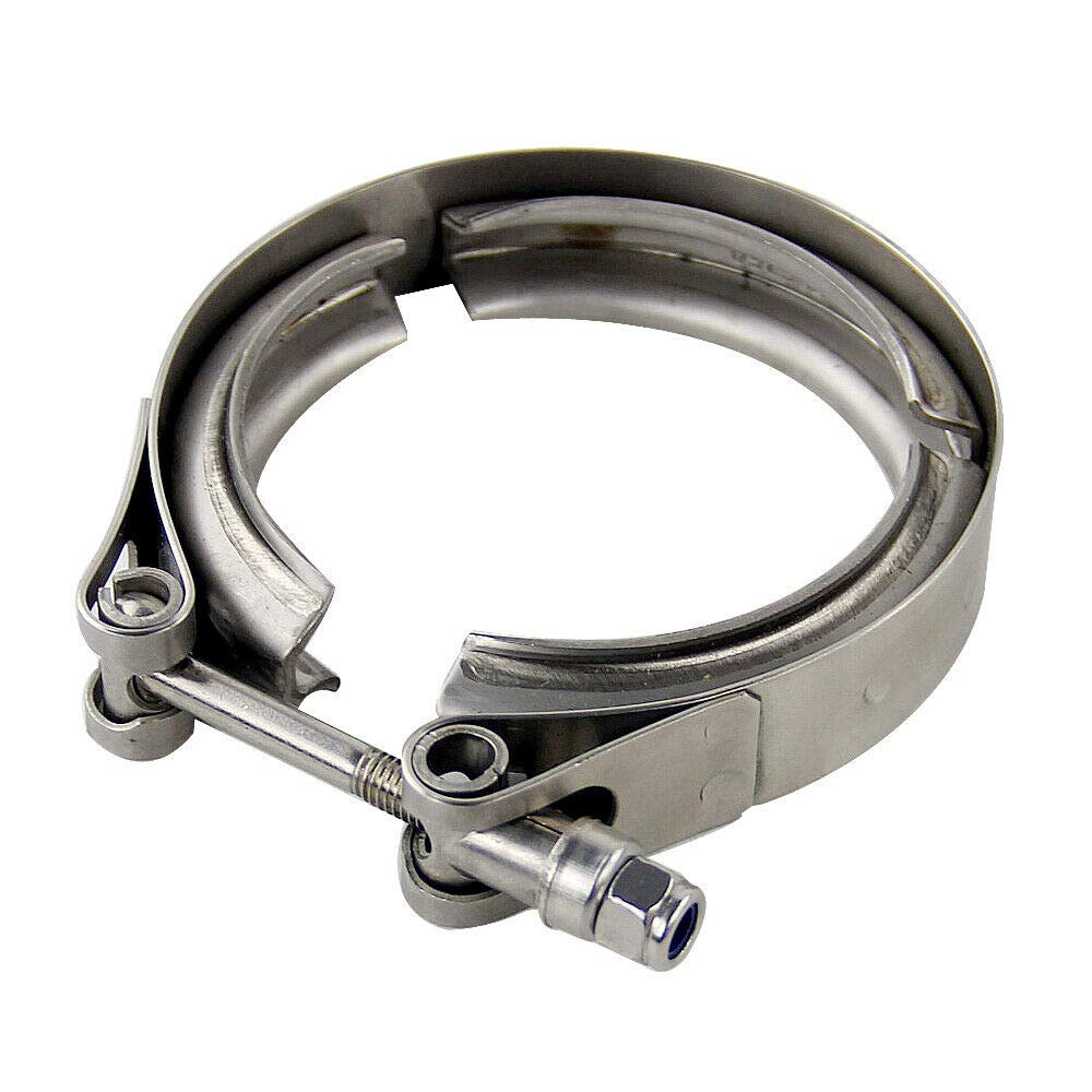 Ptnhz Universal Stainless Steel 3.0' V Band Clamp For Turbo, Downpipes, Exhaust Systems(2.0'/2.5'/2.75'/3.0'/3.25'/3.5'/4.0')