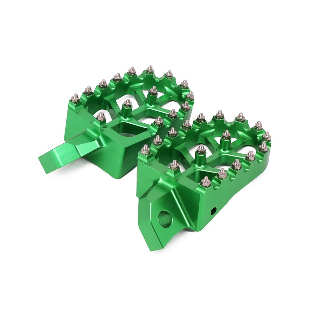Anxin Footpegs Footrest Foot Pegs For Kdx200 1995-2005 Kdx200R 1997-2001 Kdx220R 2002-2005 Kdx250 1991-1994 Kx125 Kx250 1988-199