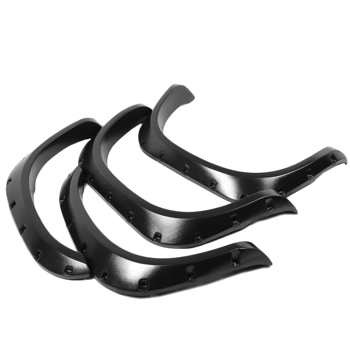 Auto Dynasty Fender Flares Compatible with Dodge Ram 1500 2500 3500 2002-2009, Wheel Flares Set Paintable Grain Textured Black F