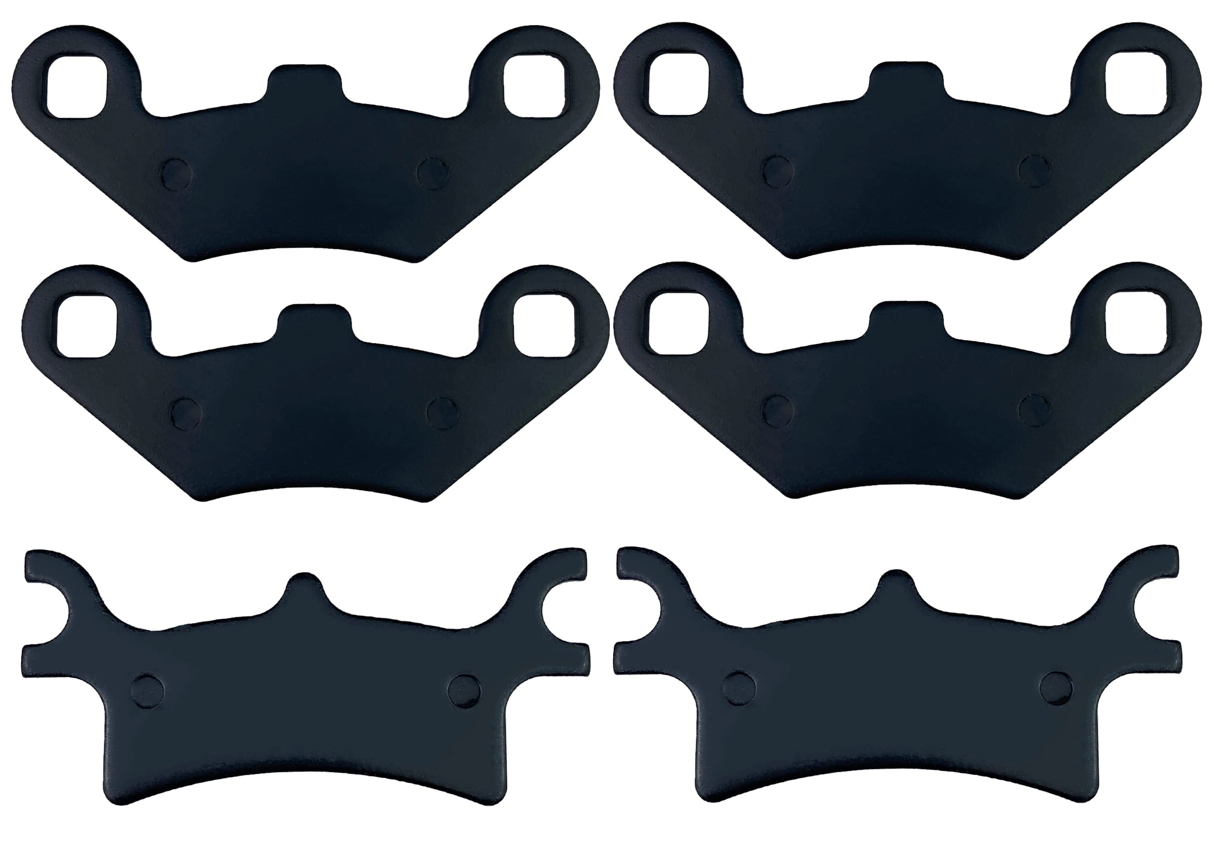 Front and Rear Brake Pads for Polaris Sportsman 400 450 500 600 700 800 EFI/HO 2x4 4x4, Scrambler 400 500, Trail Boss 330, Magnu