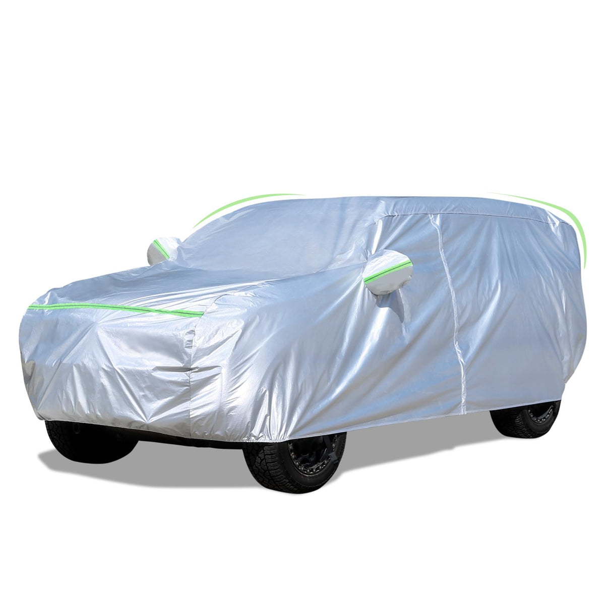 YINOK SUV Car Cover (191-207 inches) - Universal Fit, Waterproof, Dupont Oxford, All Weather, Hail Protector, Sun Protection, Do