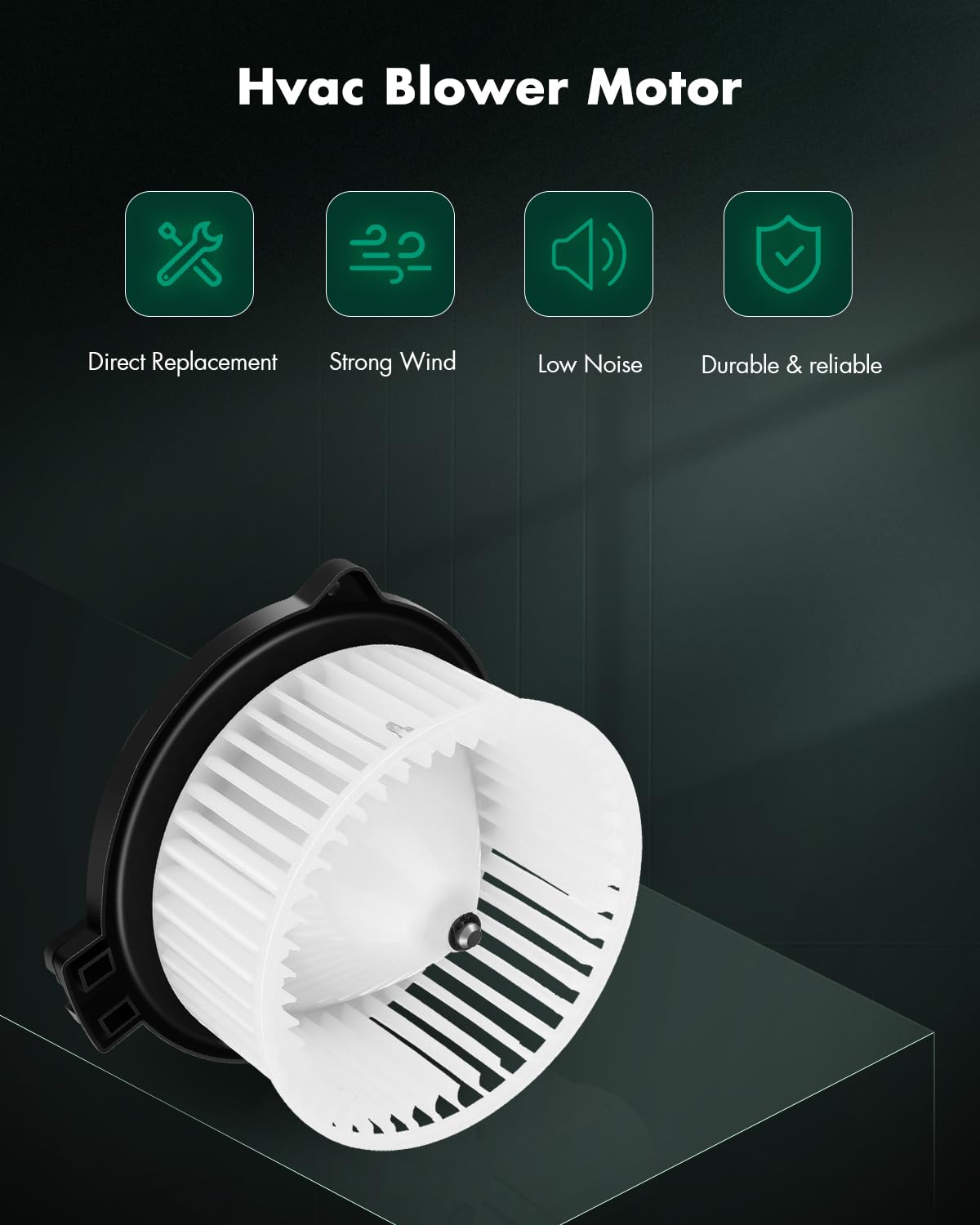 Scitoo Hvac Heater Blower Motor With Fan Cage Front 700039 For Mazda 1990-1997,For Mitsubishi 1992-1999,For Toyota 1989-2000