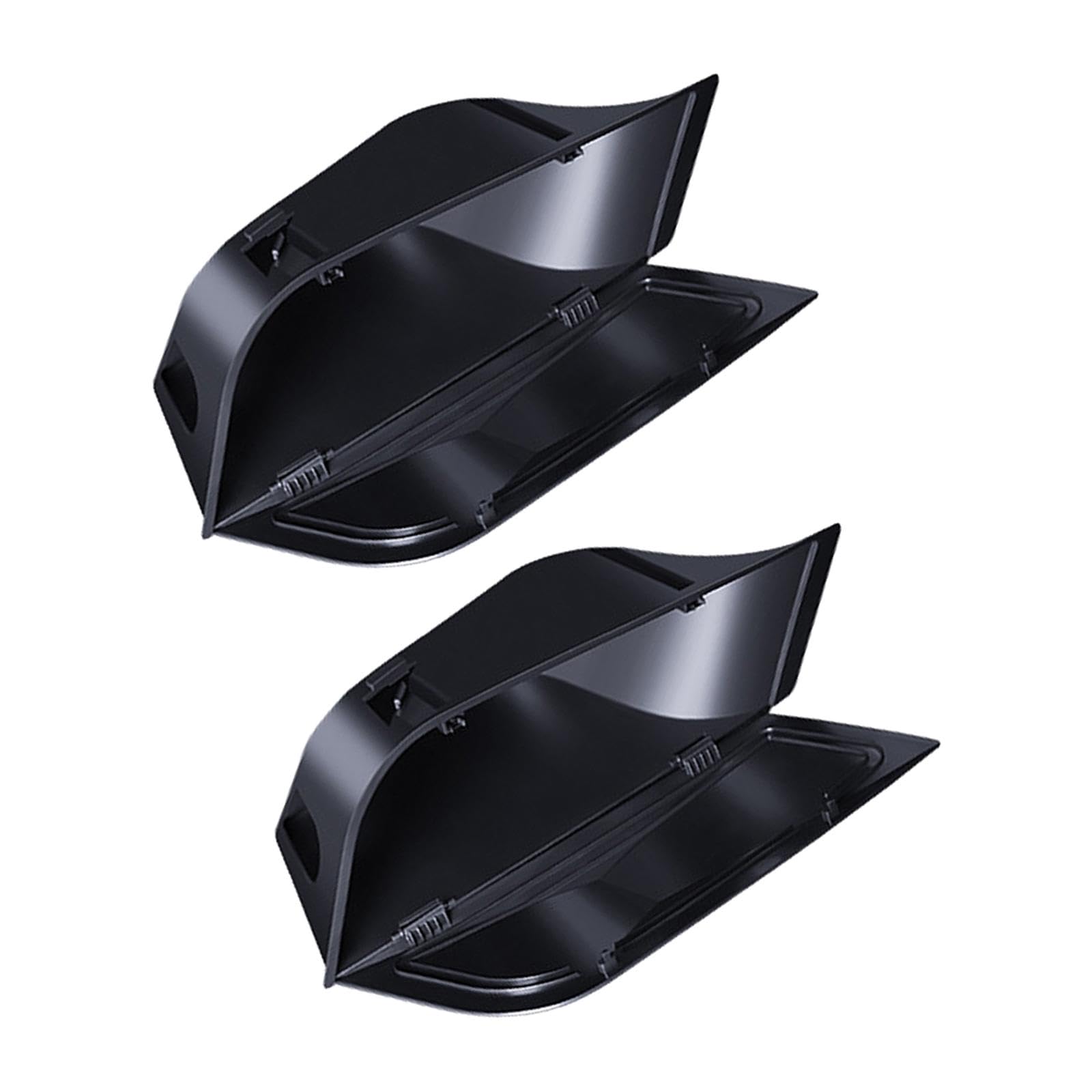 Atorse 2 Pieces Car Rear Trunk Side Storage Box For Tesla Model Y Easy Install