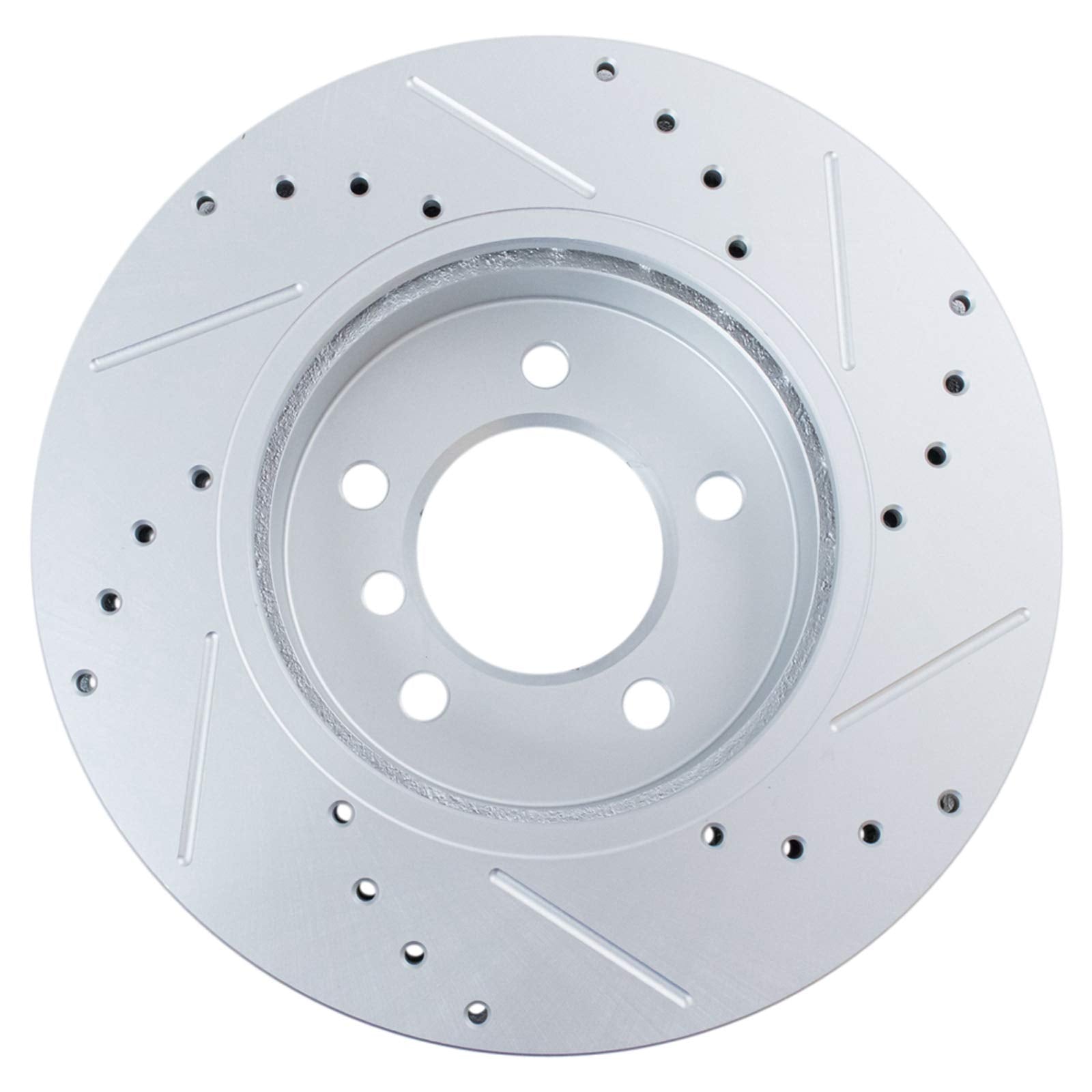Trq Front Performance Brake Rotors Set Premium G-Coated Compatible With 2000 Bmw 323Ci 323I 2001-2006 325Ci 2001-2005 325I 325Xi