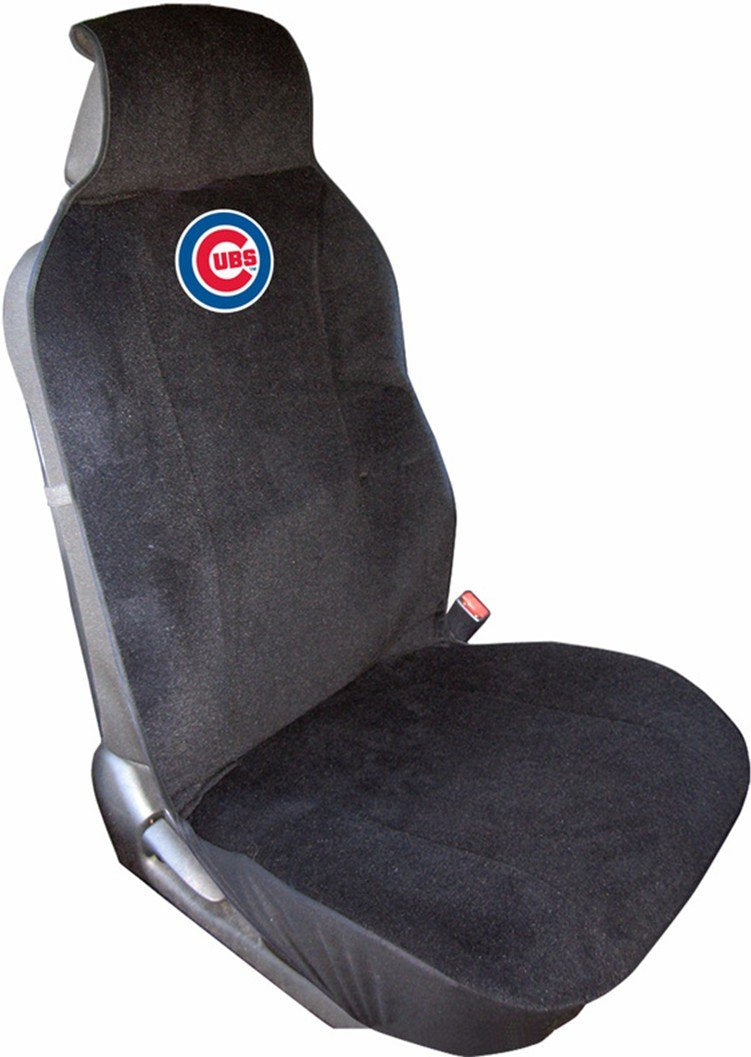 Fremont Die MLB Chicago Cubs Car Seat Cover, Standard, Black/Team Colors