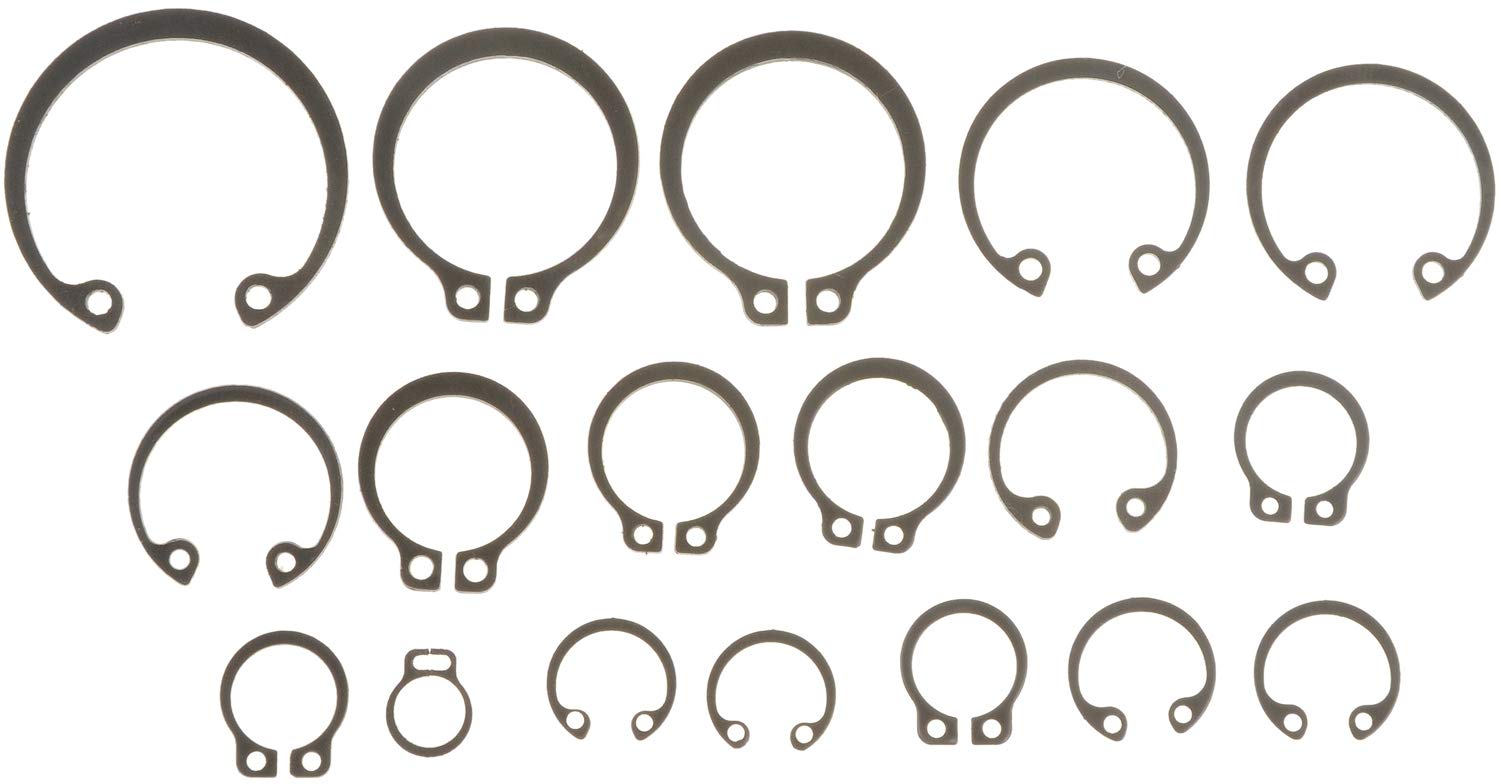 Dorman 49899: External Retaining Ring Assortment - 1/4 In.-1 In. (6.3Mm-25.4Mm)
