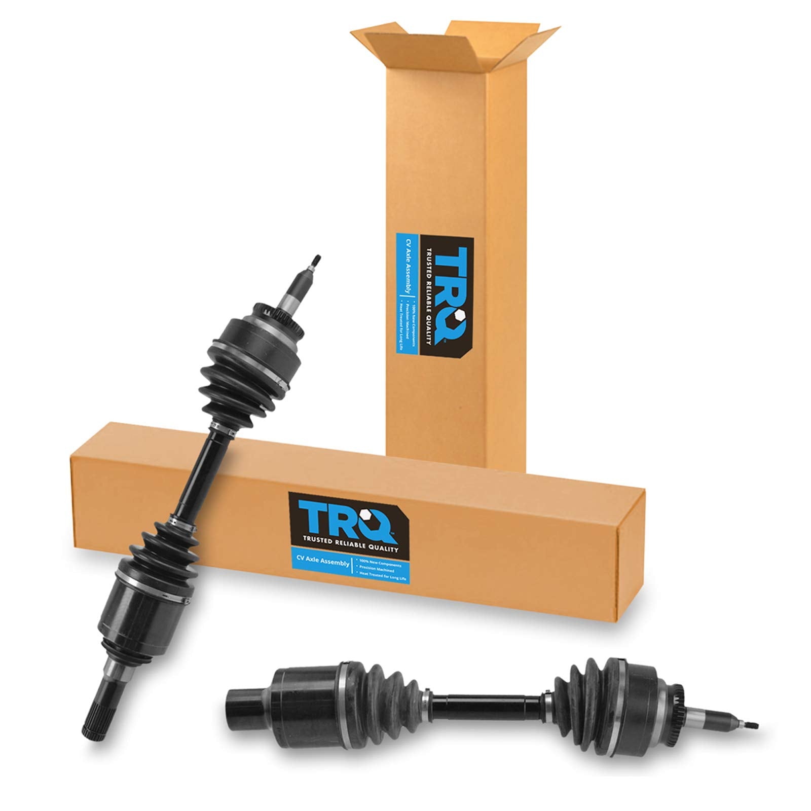 Trq Front Cv Axle Shaft Assembly Set Compatible With 2007-2015 Ford Expedition 2009-2014 F-150 Lincoln Navigator