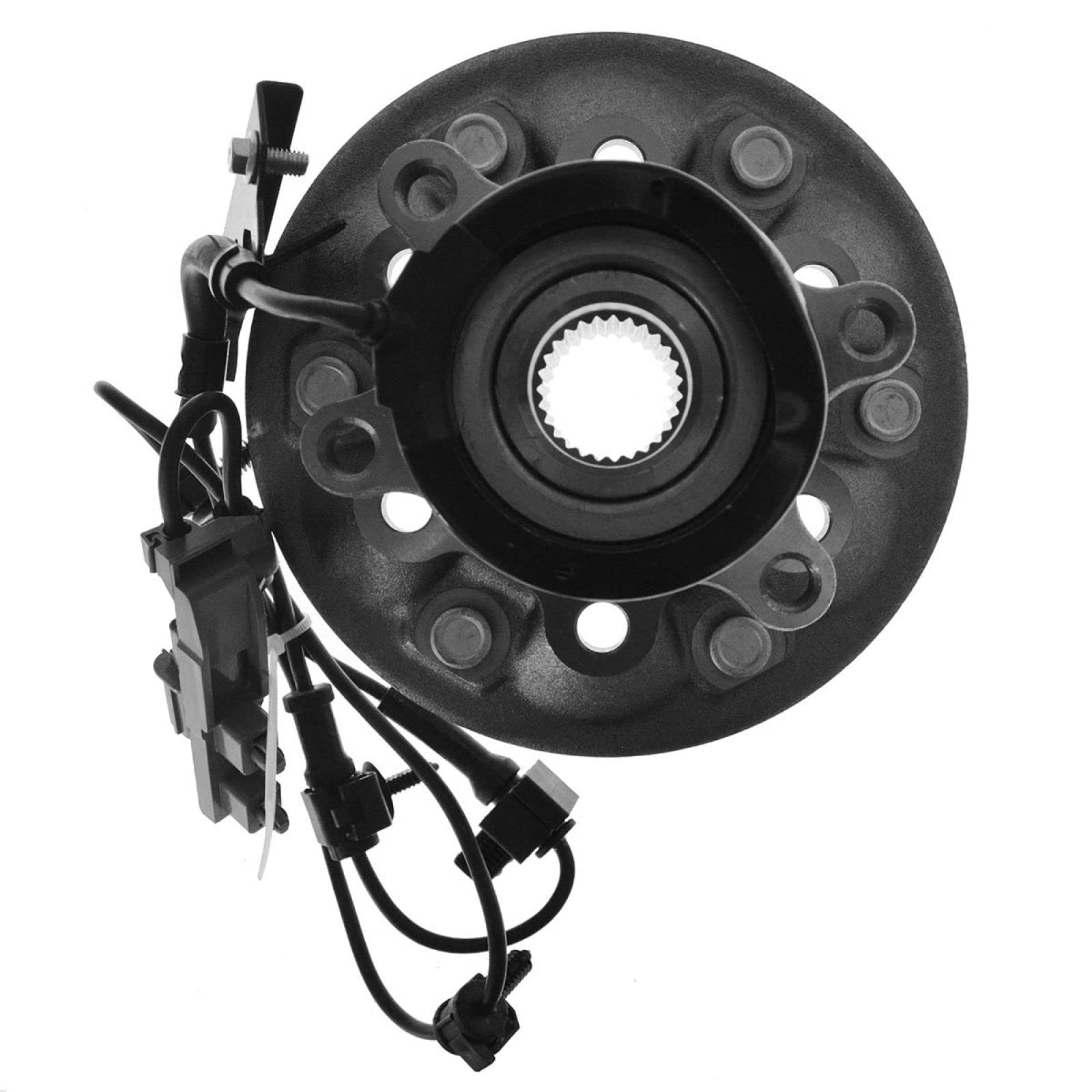 Trq Front Driver Side Wheel Bearing & Hub Assembly 4Wd With Abs Sensor Compatible With 2004-2008 Chevrolet Colorado Gmc Canyon 2