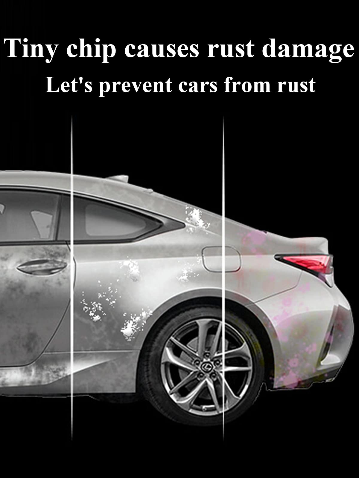 Syoauto Black Touch Up Paint For Cars Auto Paint Pen Scratch Repair Automotive Touch Up Paint 0.4 Oz