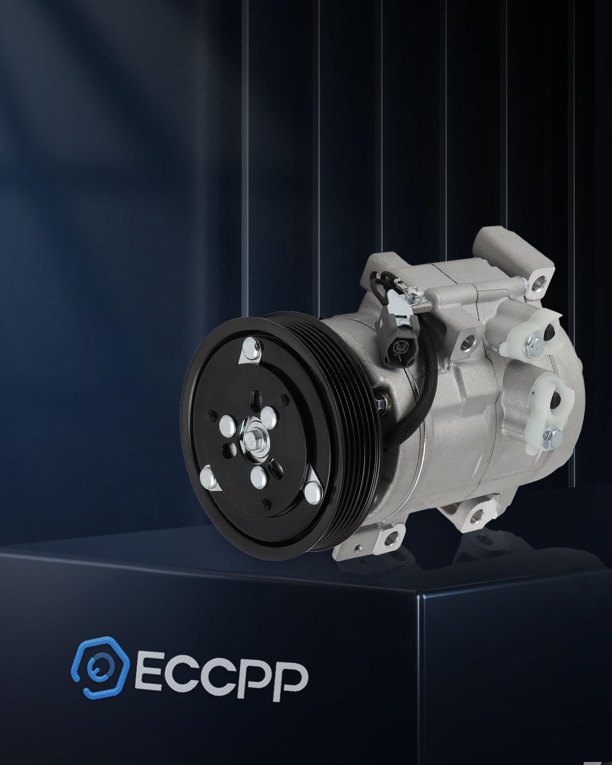 Eccpp A/C Compressor With Clutch 2009-2012 Fit For Mazda Cx-7 2.3L 2.5L Ac Compressor