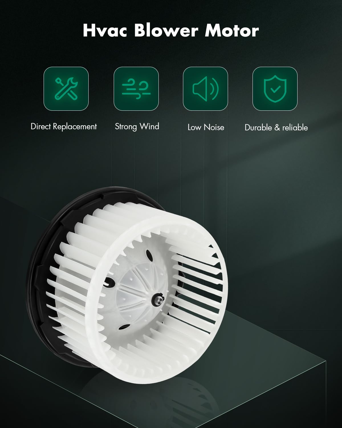 Scitoo Ac Plastic Heater Blower Motor W/Fan Hvac 15-81683 Blowers Motors Fan Fit For 2007-2014 For Cadillac Escalade/ 2007-2013